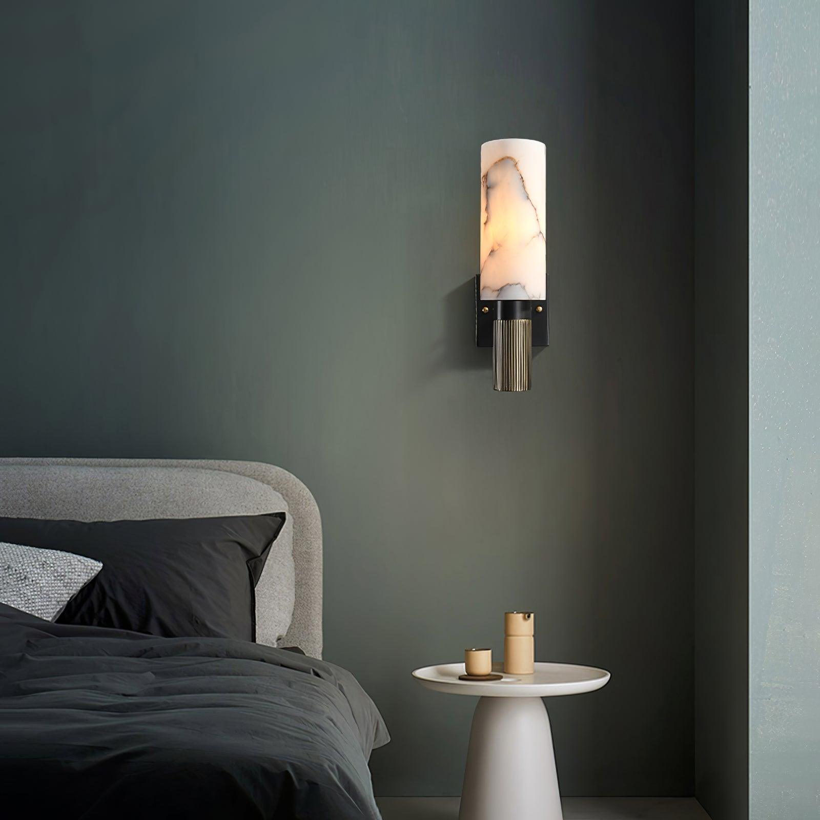Nivelo Alabaster Wall Light-Neutral Decor