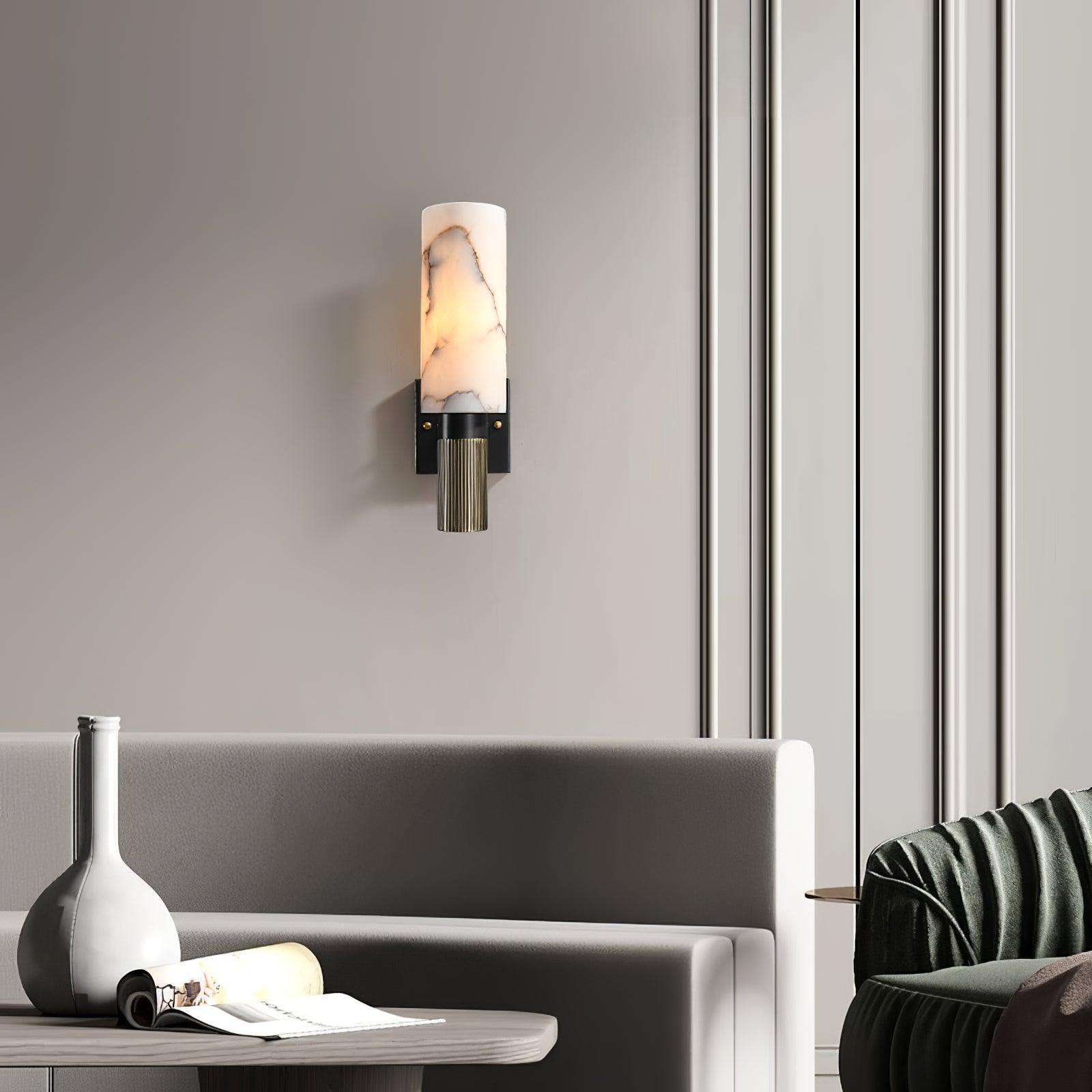 Nivelo Alabaster Wall Light-Neutral Decor