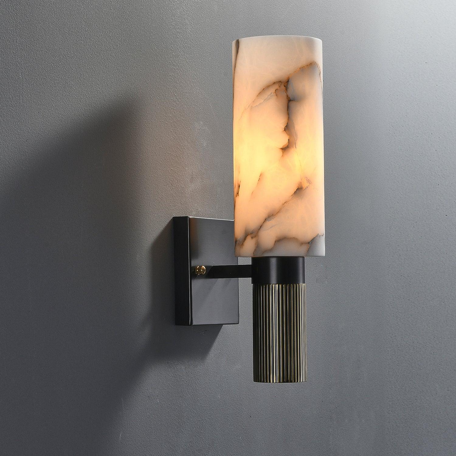 Nivelo Alabaster Wall Light-Neutral Decor