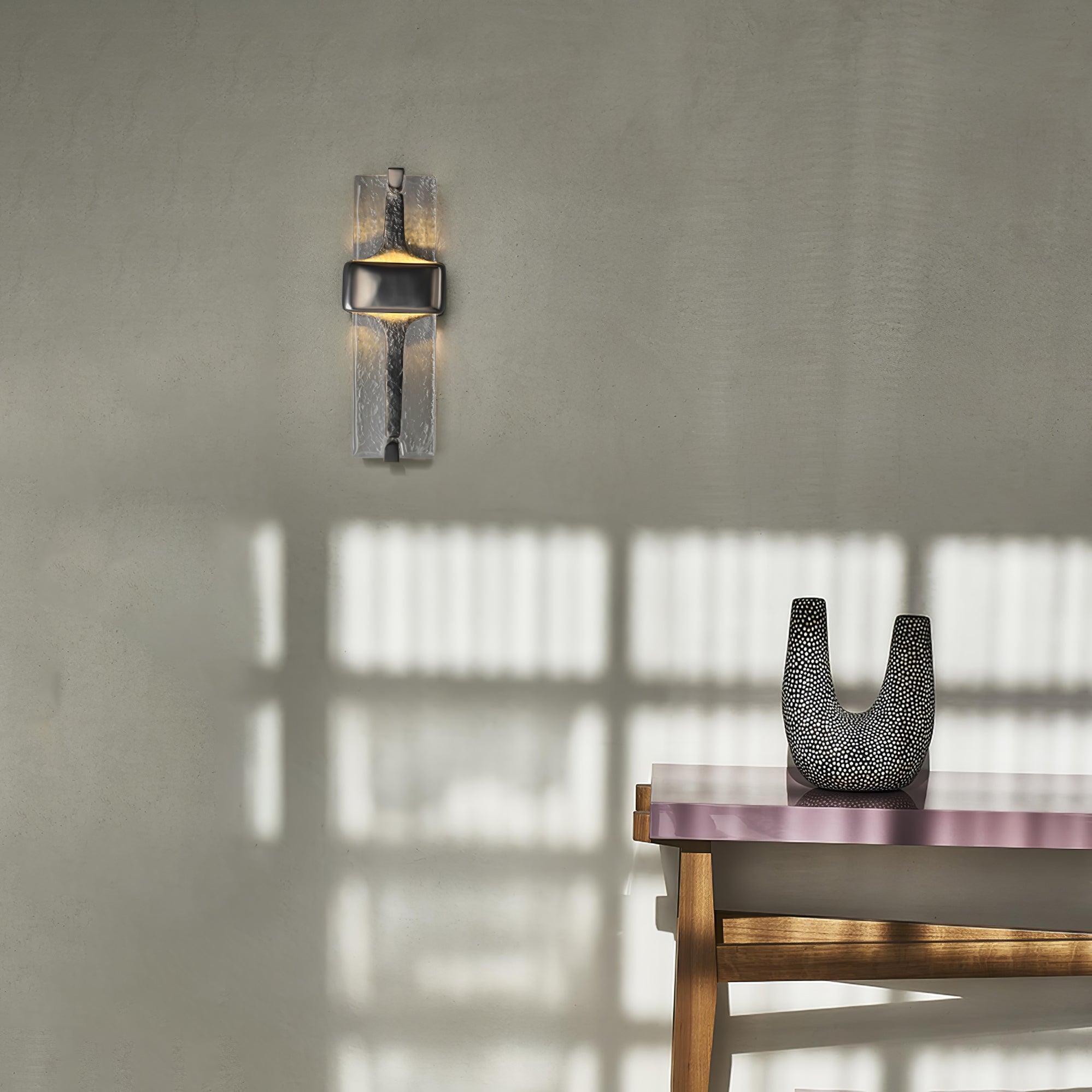 Ilmara Premium Nordic Art Glass Wall Lamp-Neutral Decor
