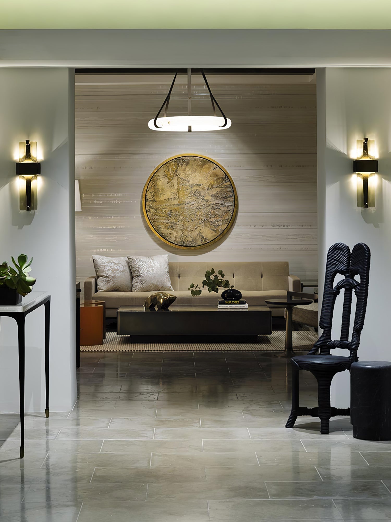 Ilmara Premium Nordic Art Glass Wall Lamp-Neutral Decor