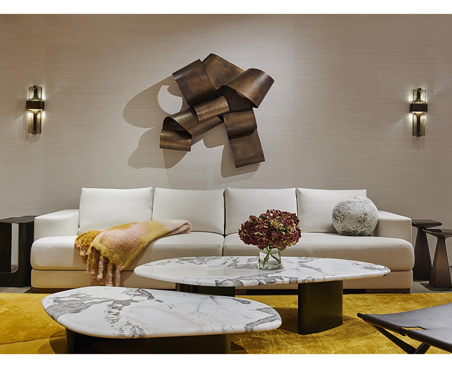 Ilmara Premium Nordic Art Glass Wall Lamp-Neutral Decor