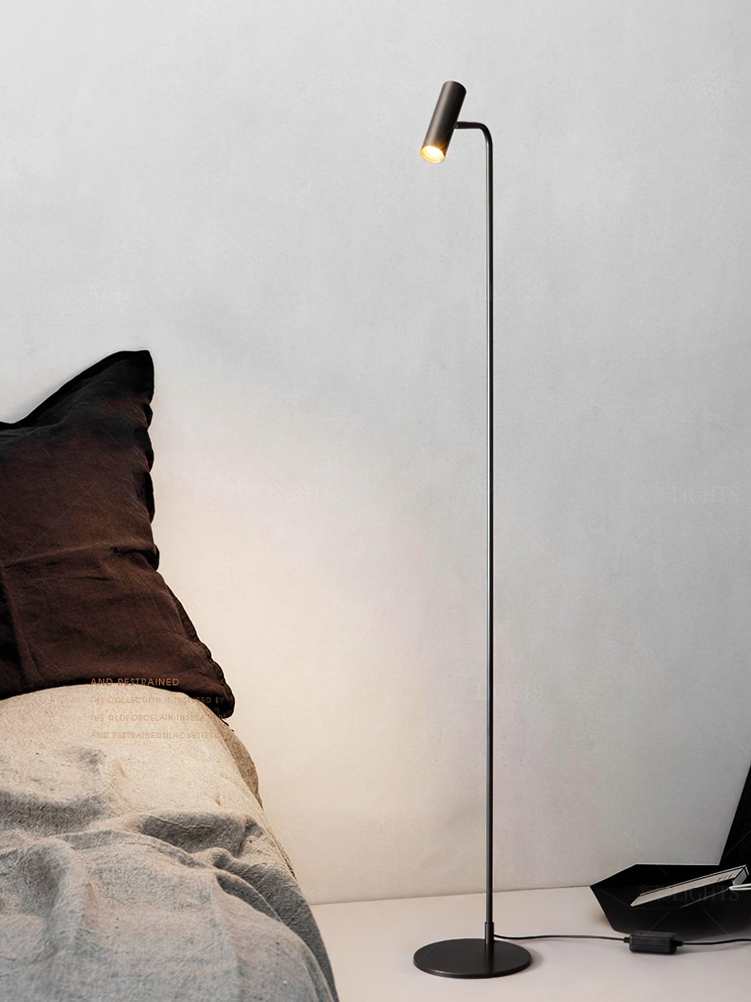 Nirixa Brass Industrial Floor Lamp-Neutral Decor