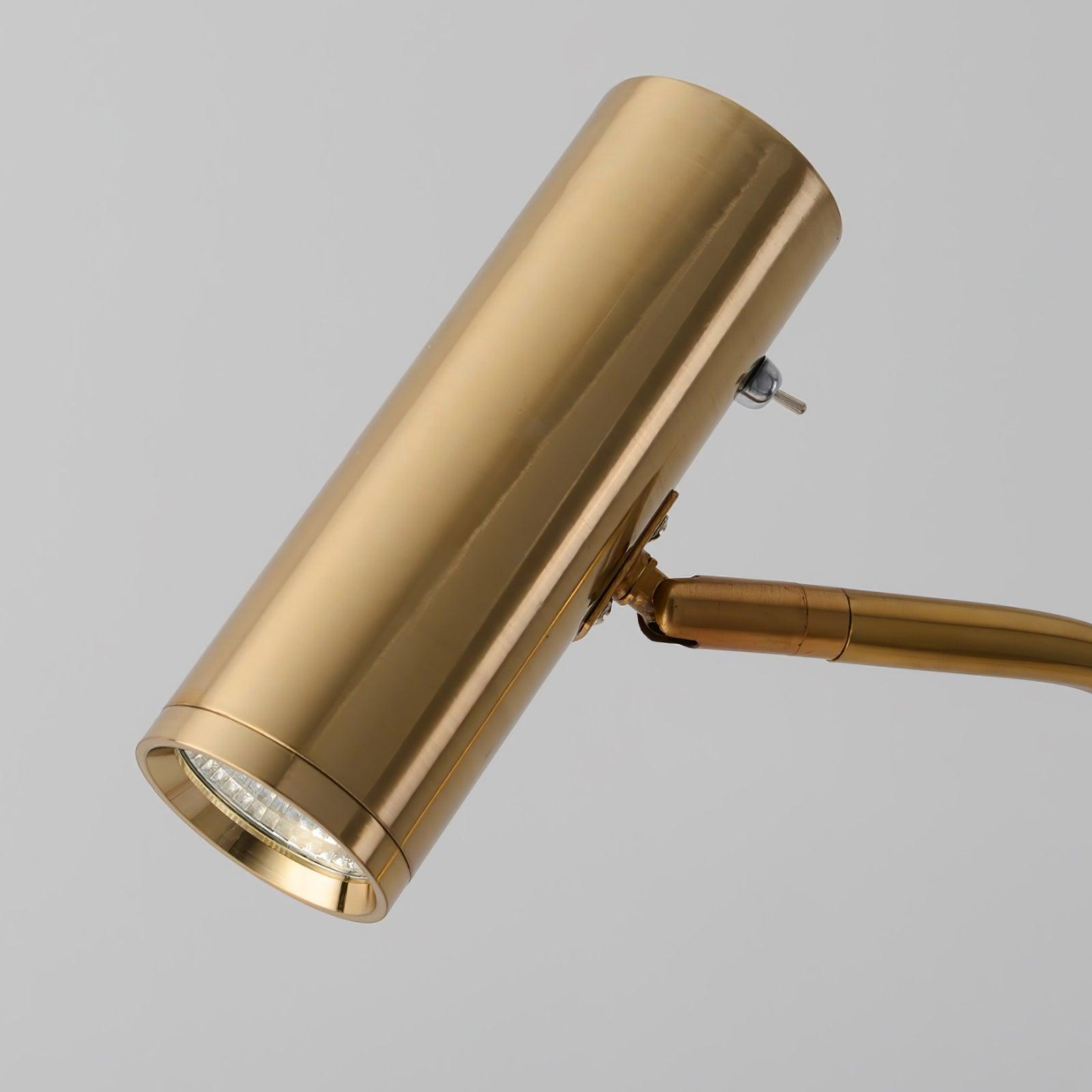 Nirixa Brass Industrial Floor Lamp-Neutral Decor