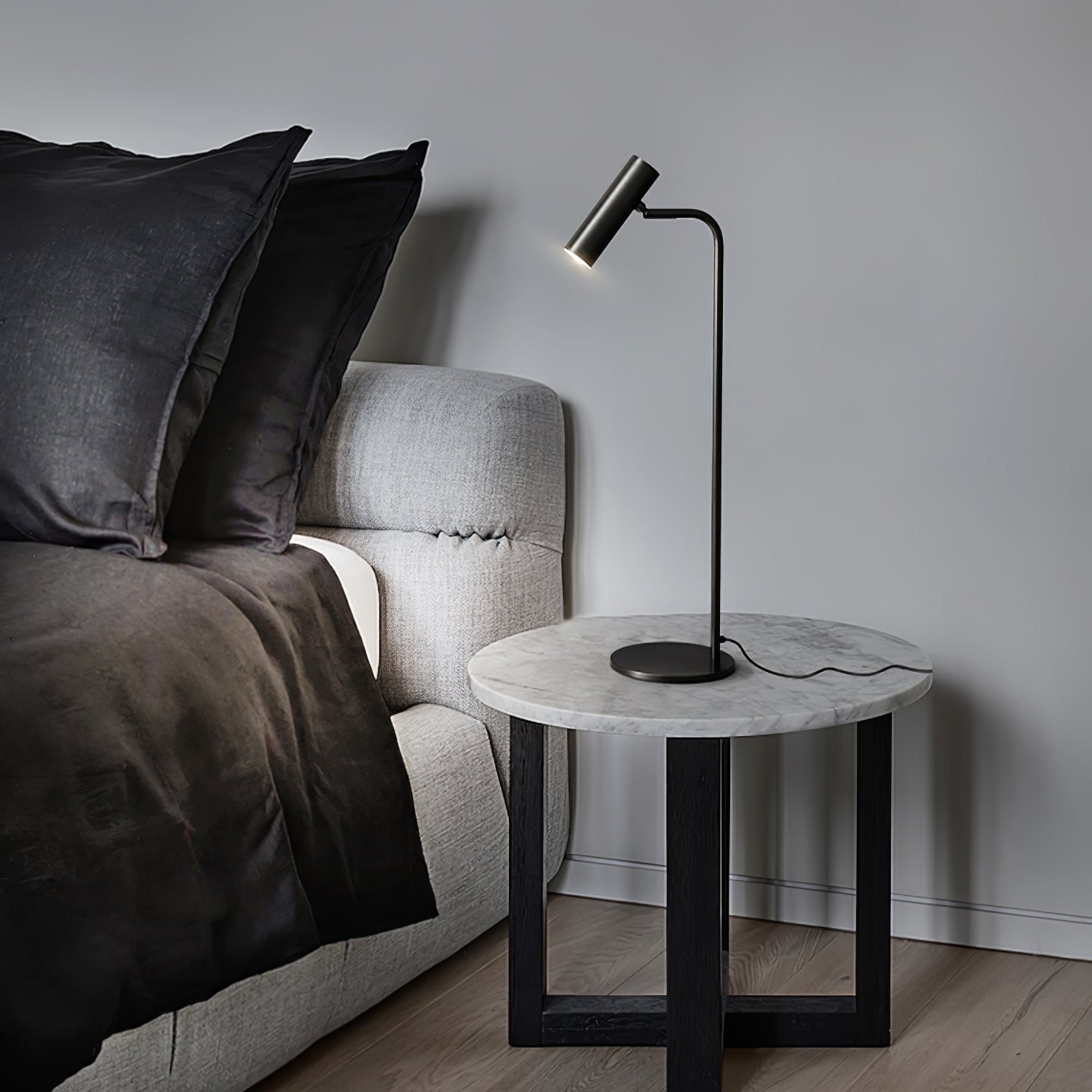 Briona Brass Industrial Table Lamp-Neutral Decor
