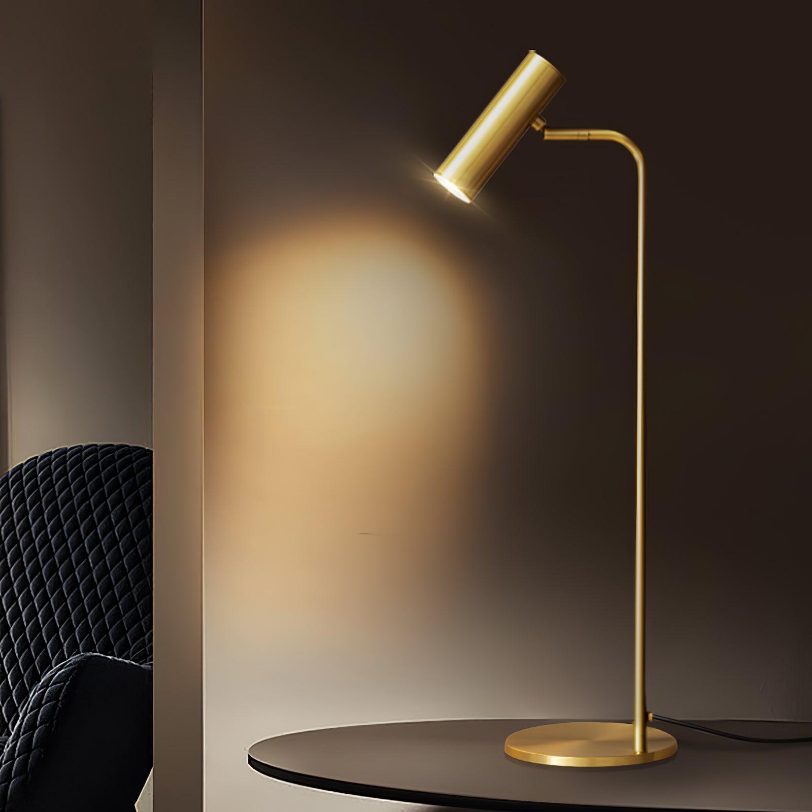 Briona Brass Industrial Table Lamp-Neutral Decor