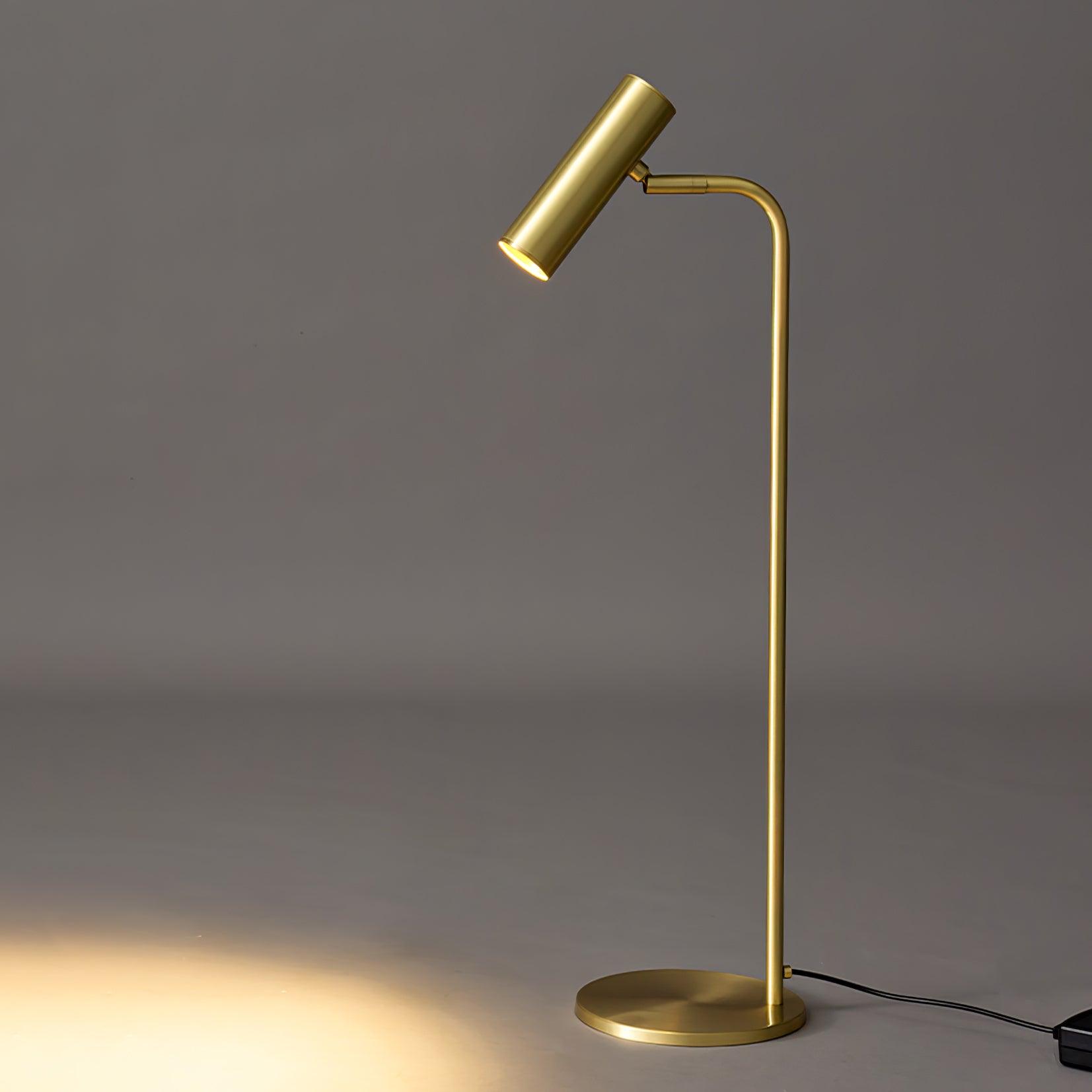 Briona Brass Industrial Table Lamp-Neutral Decor