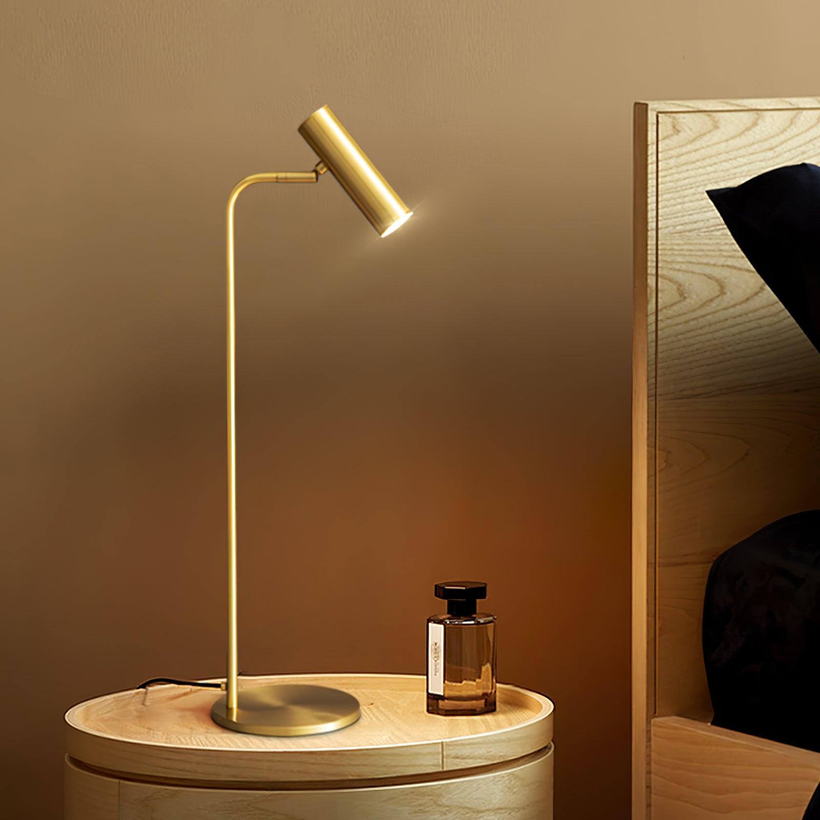 Briona Brass Industrial Table Lamp-Neutral Decor