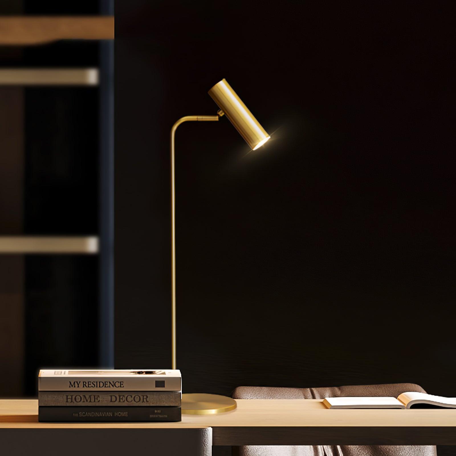 Briona Brass Industrial Table Lamp-Neutral Decor