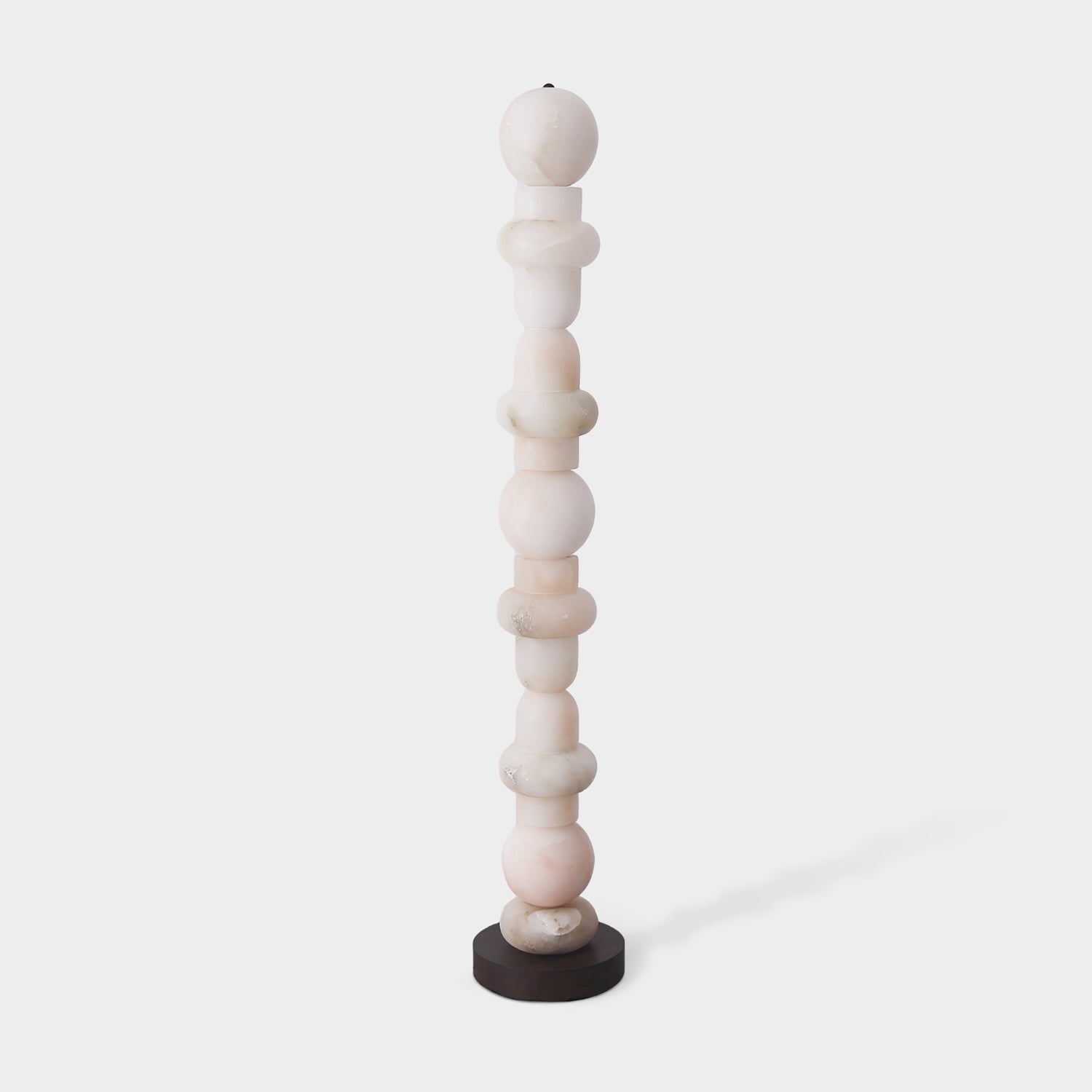 Nostix Alabaster Floor Lamp-Neutral Decor