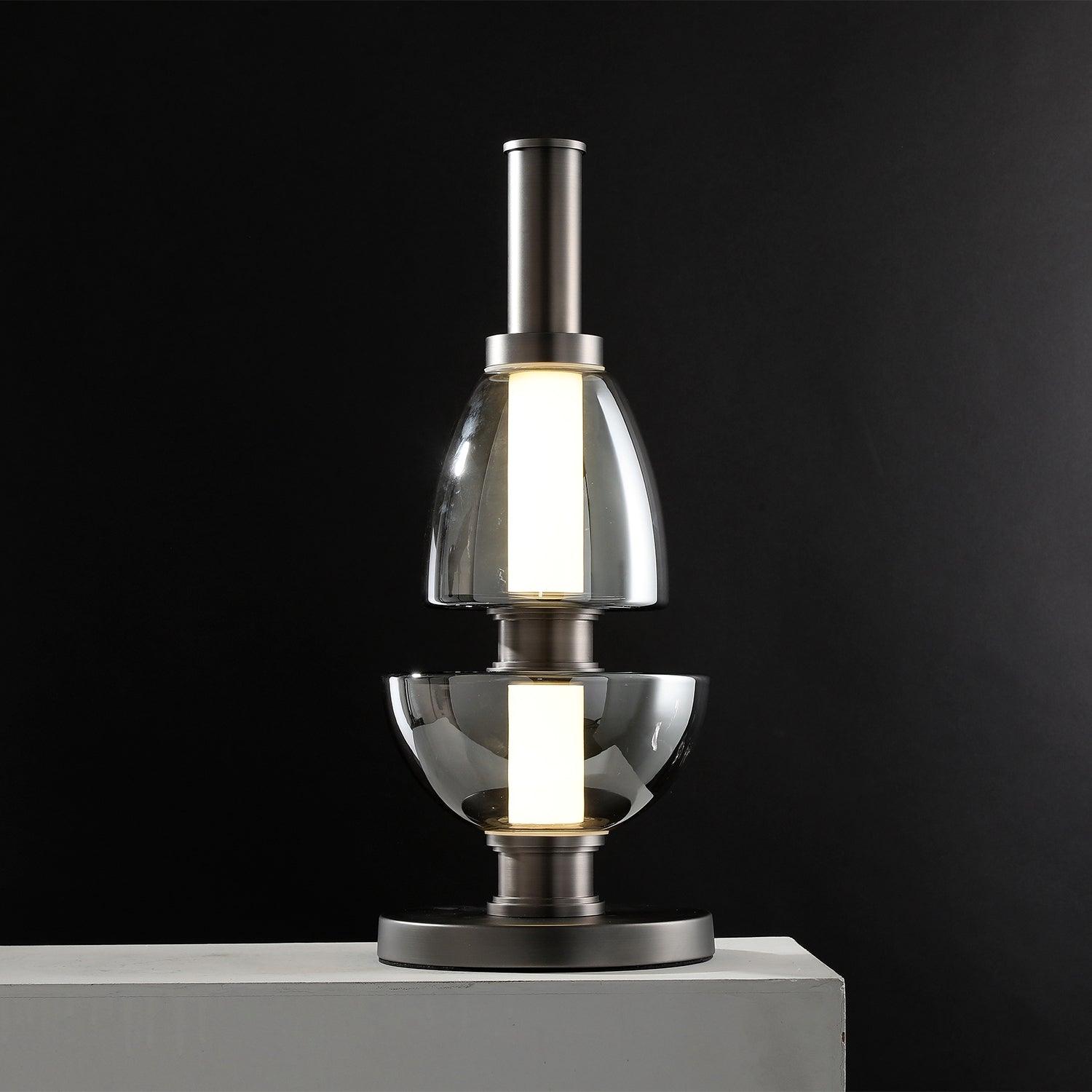 Ivthaarae Glass Table Lamp-Neutral Decor