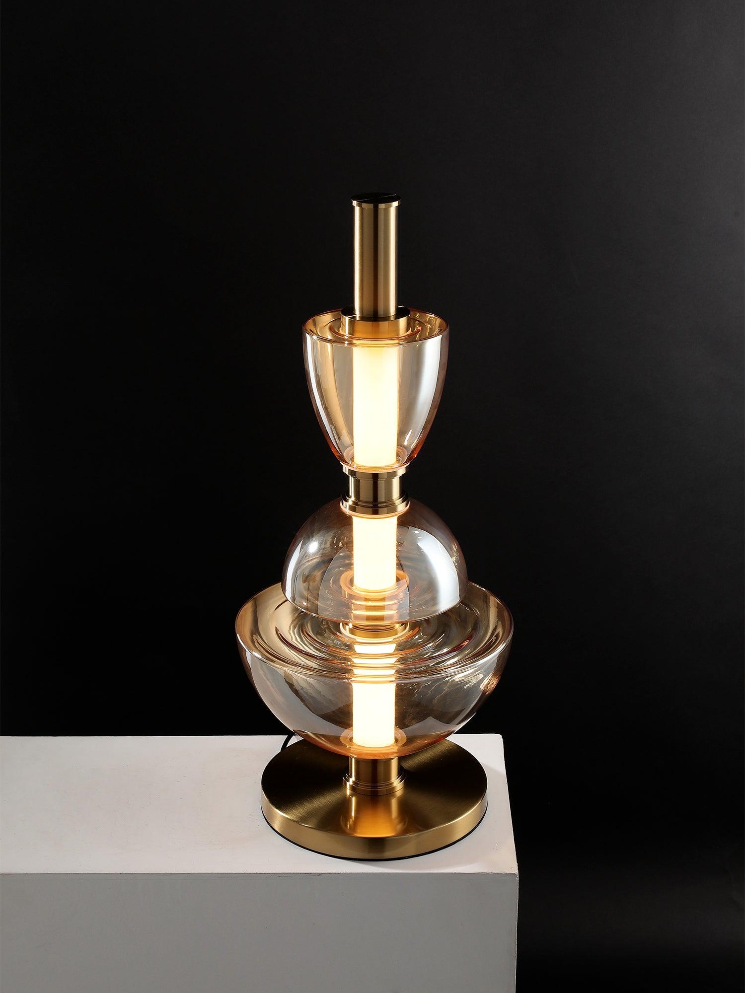 Ivthaarae Glass Table Lamp-Neutral Decor