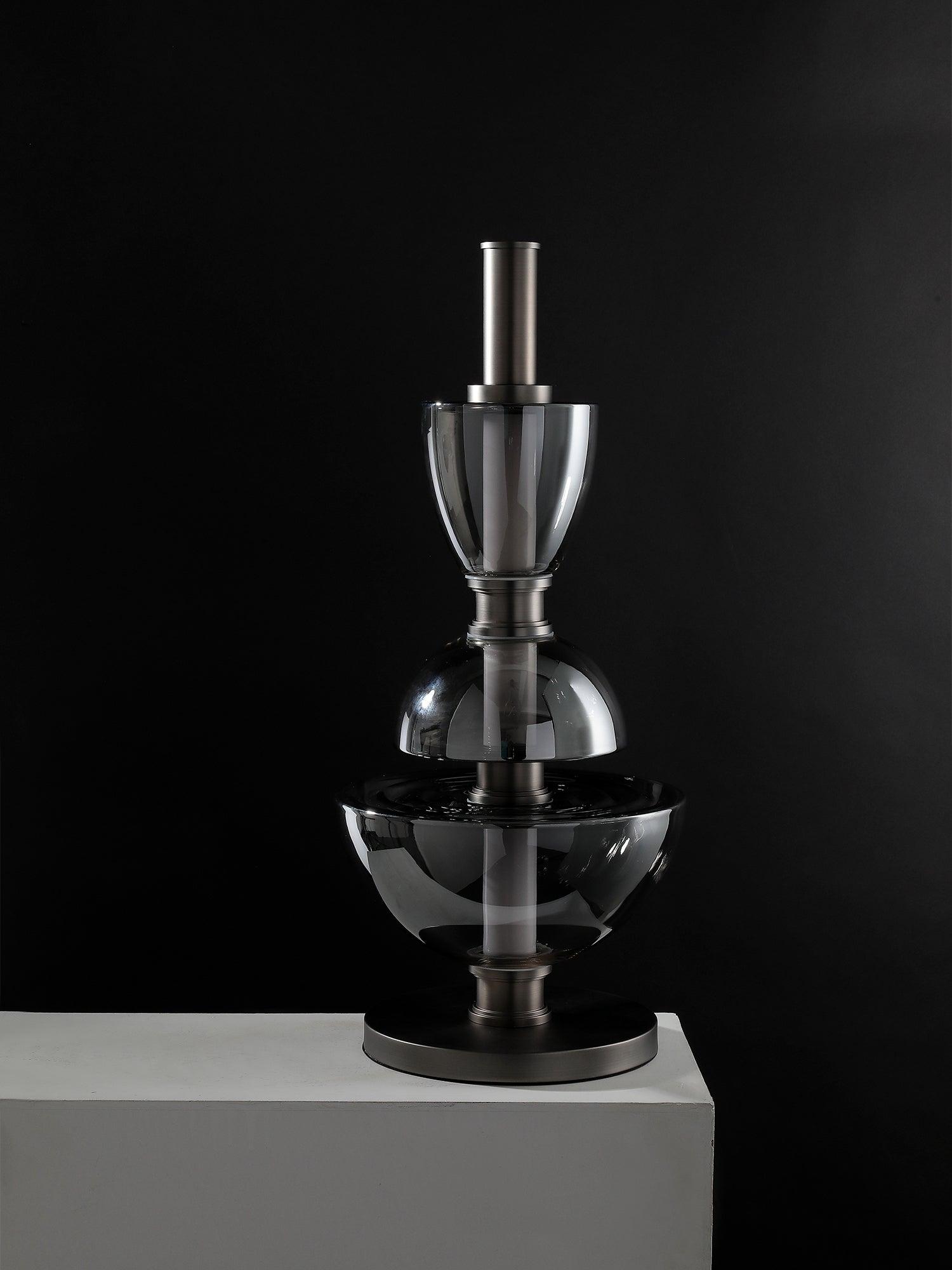 Ivthaarae Glass Table Lamp-Neutral Decor