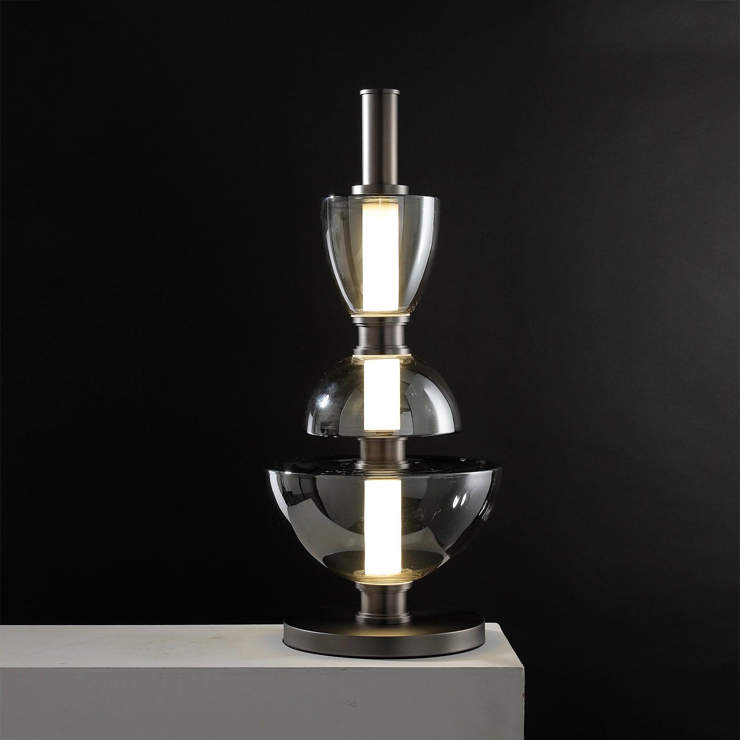 Ivthaarae Glass Table Lamp-Neutral Decor