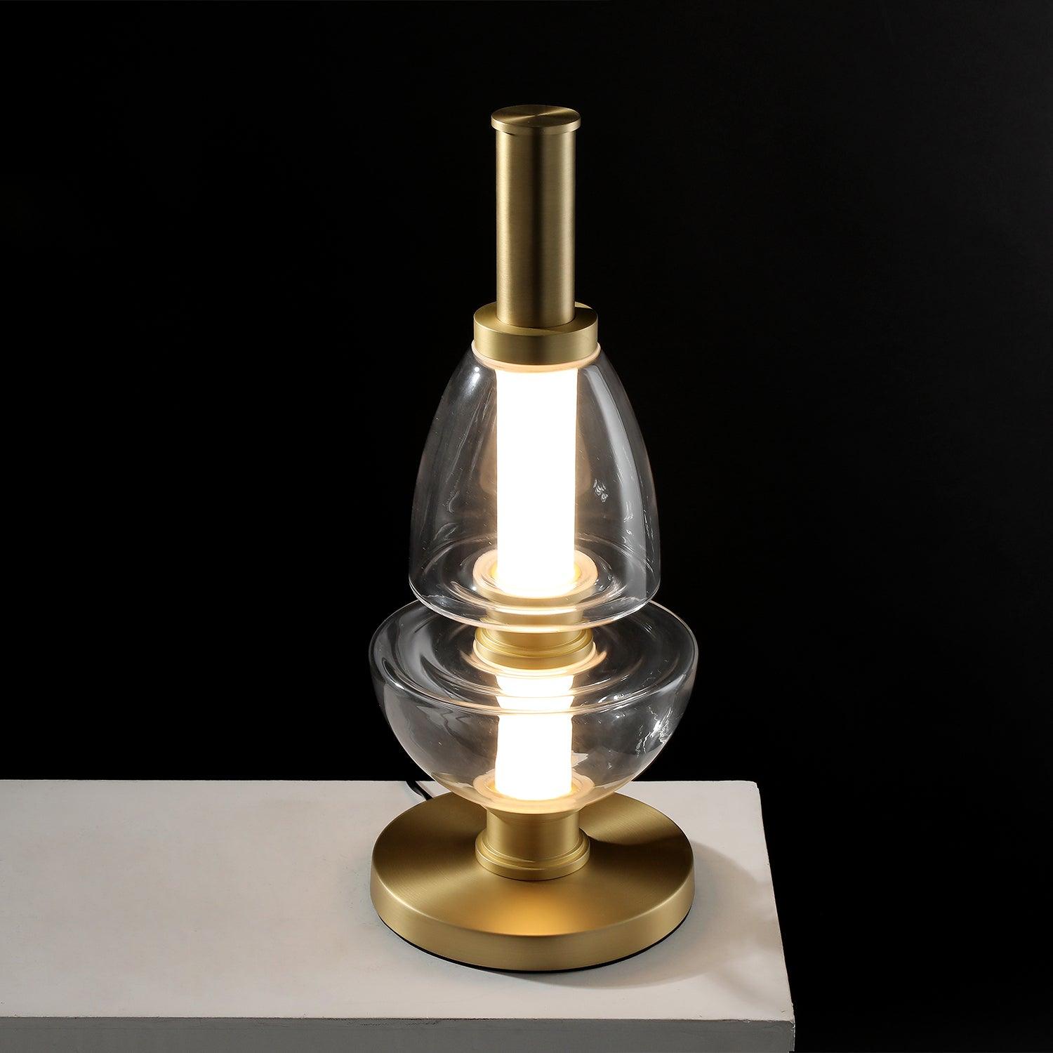 Ivthaarae Glass Table Lamp-Neutral Decor
