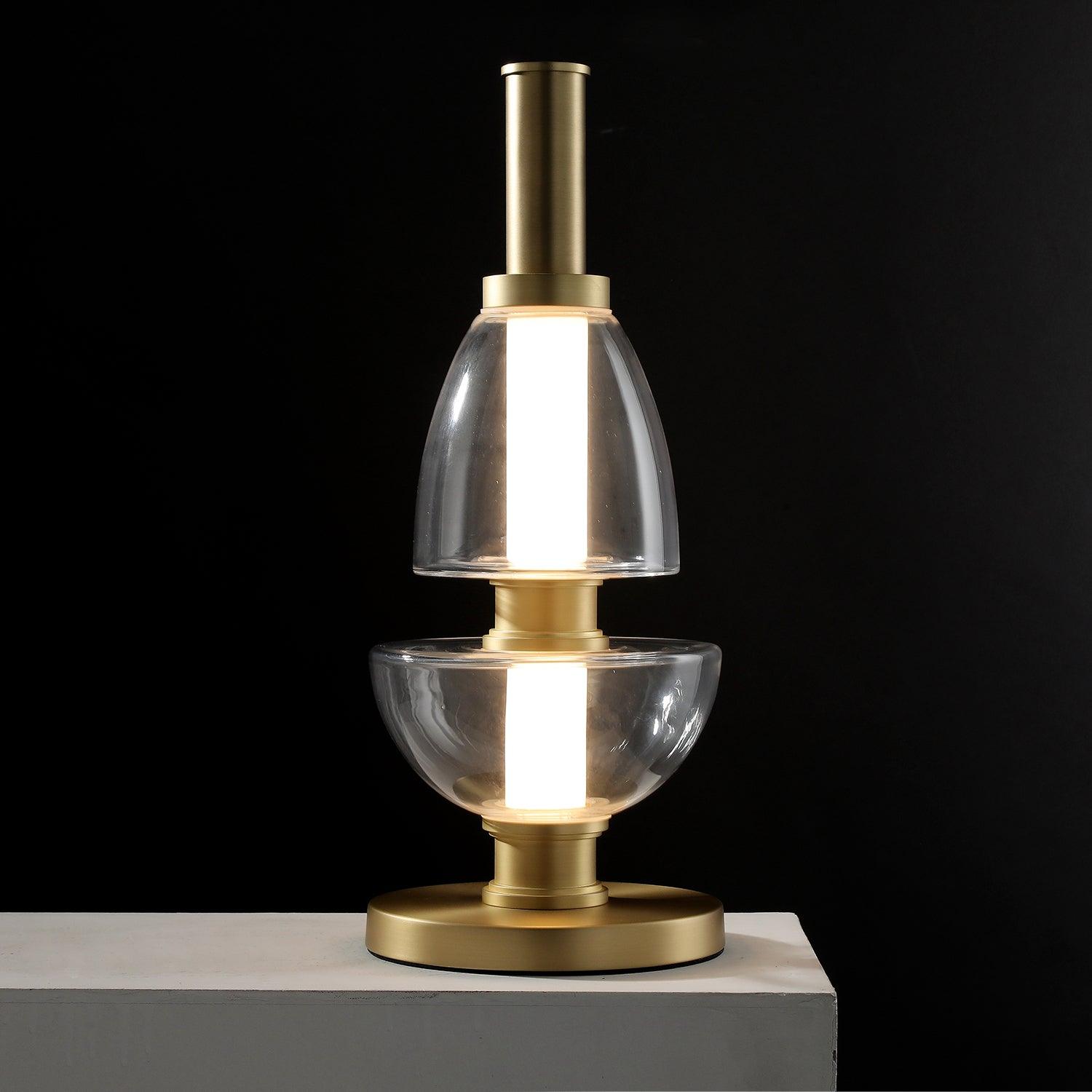 Ivthaarae Glass Table Lamp-Neutral Decor