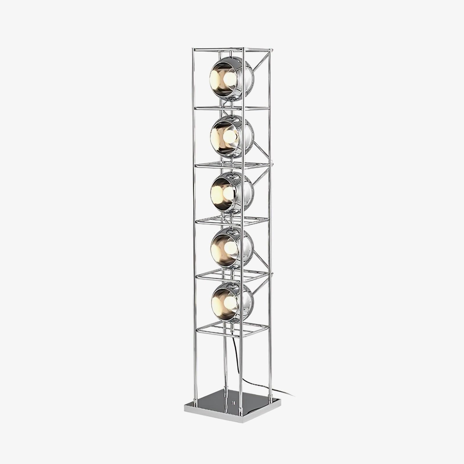 Halvor Industrial Floor Lamp-Neutral Decor