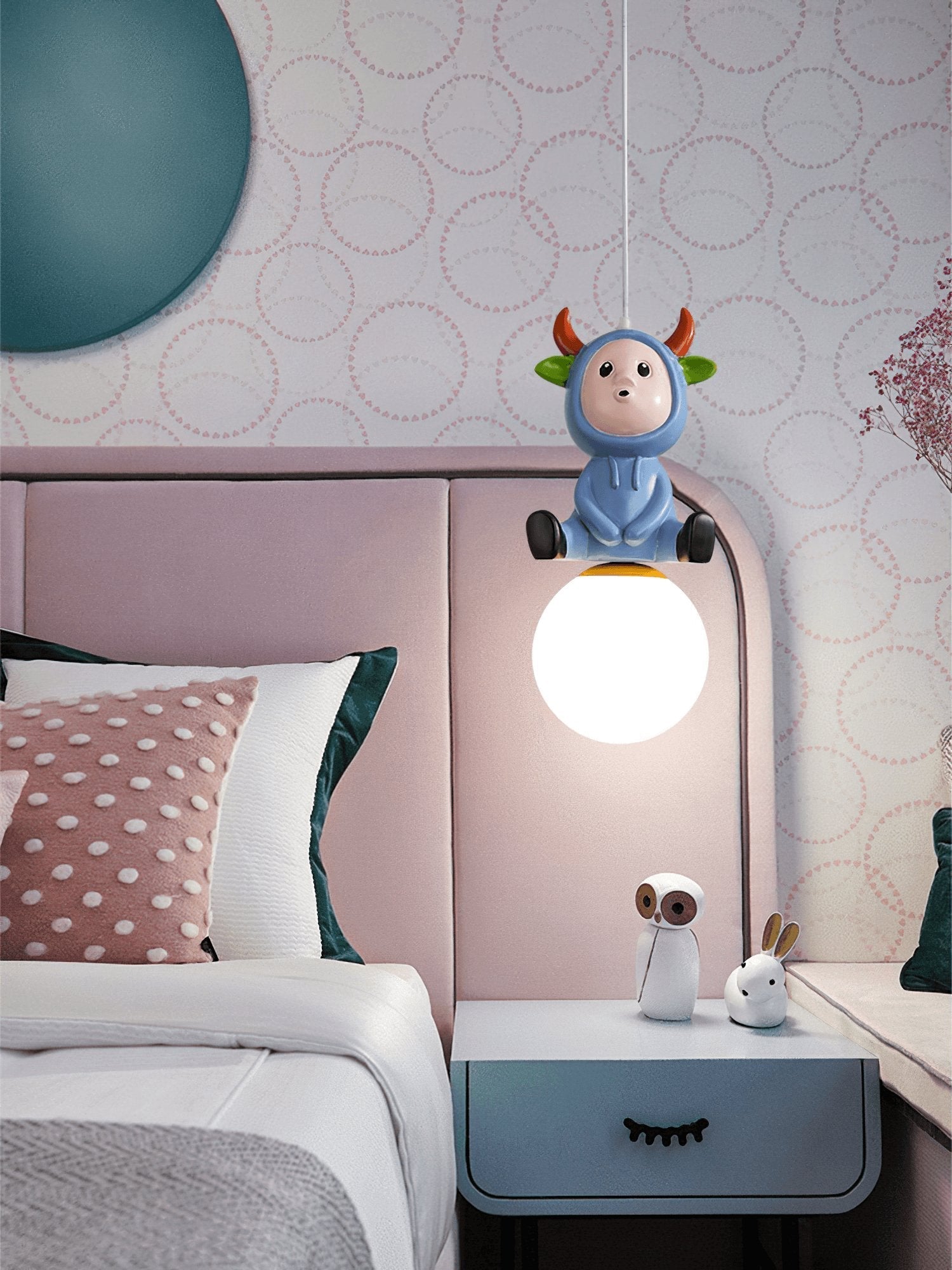 Viroxen Resin Whimsical Pendant Lights-Neutral Decor