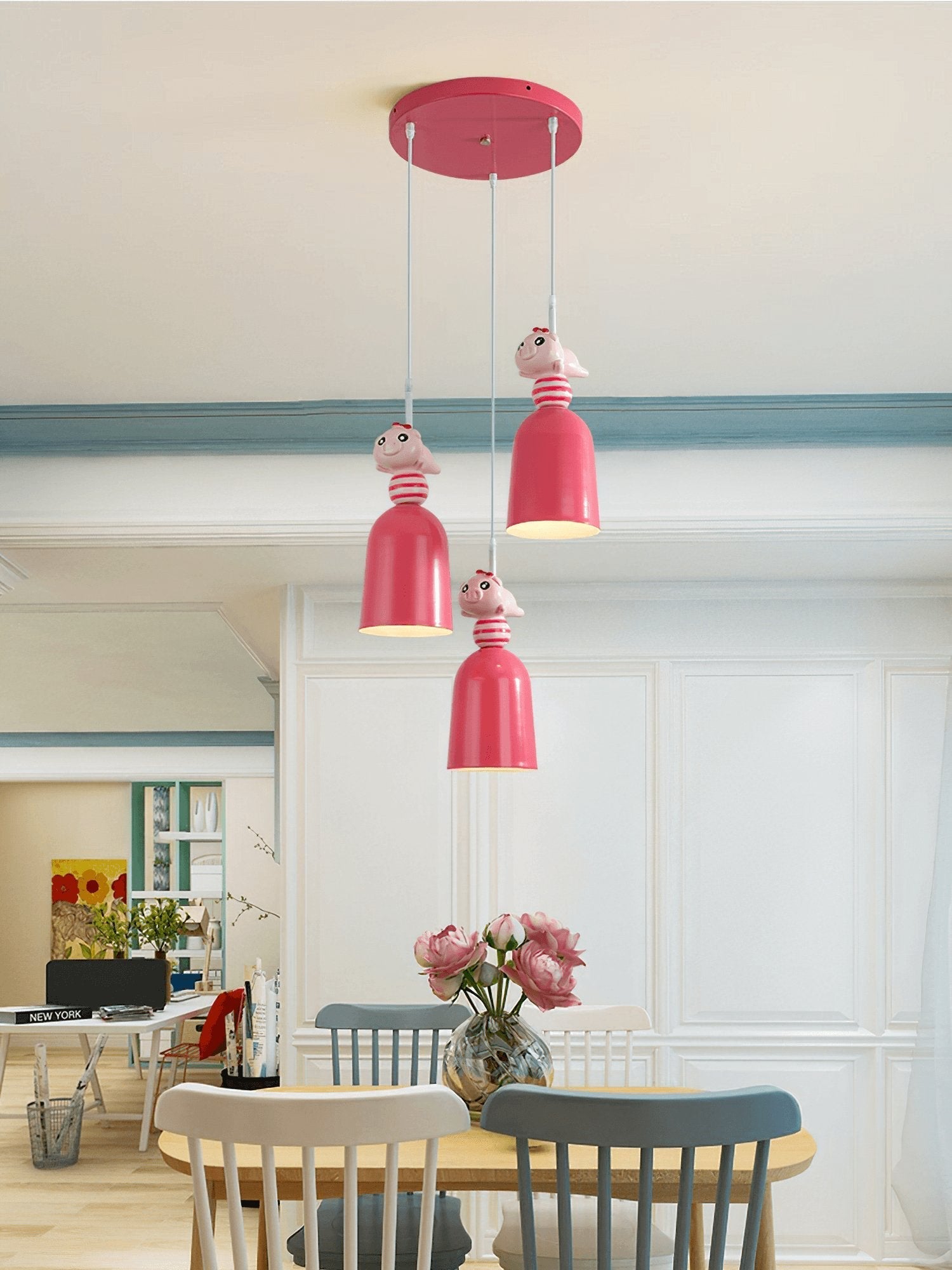 Viroxen Resin Whimsical Pendant Lights-Neutral Decor