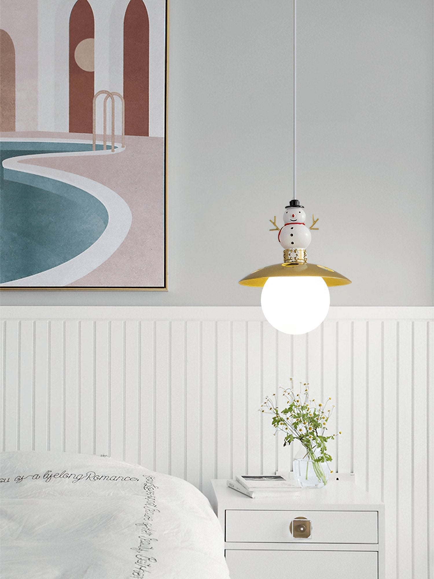 Viroxen Resin Whimsical Pendant Lights-Neutral Decor