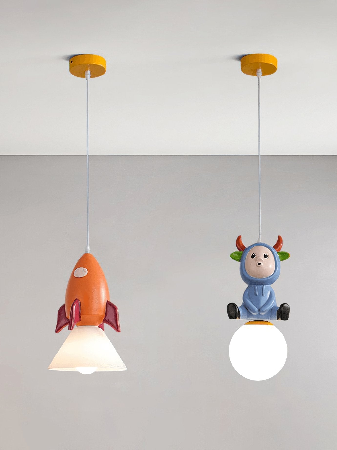 Viroxen Resin Whimsical Pendant Lights-Neutral Decor