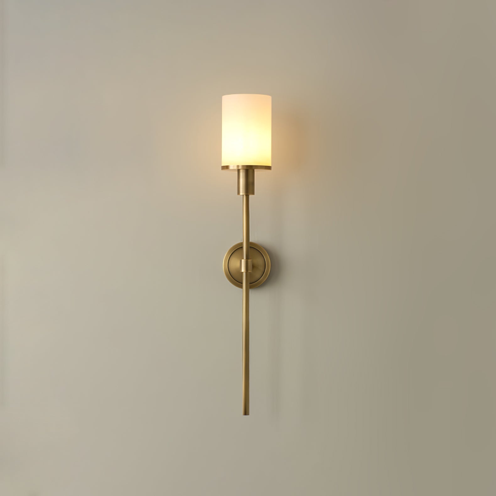 Mycara Nordic Art Classic Alabaster Sconce Wall lamp-Neutral Decor