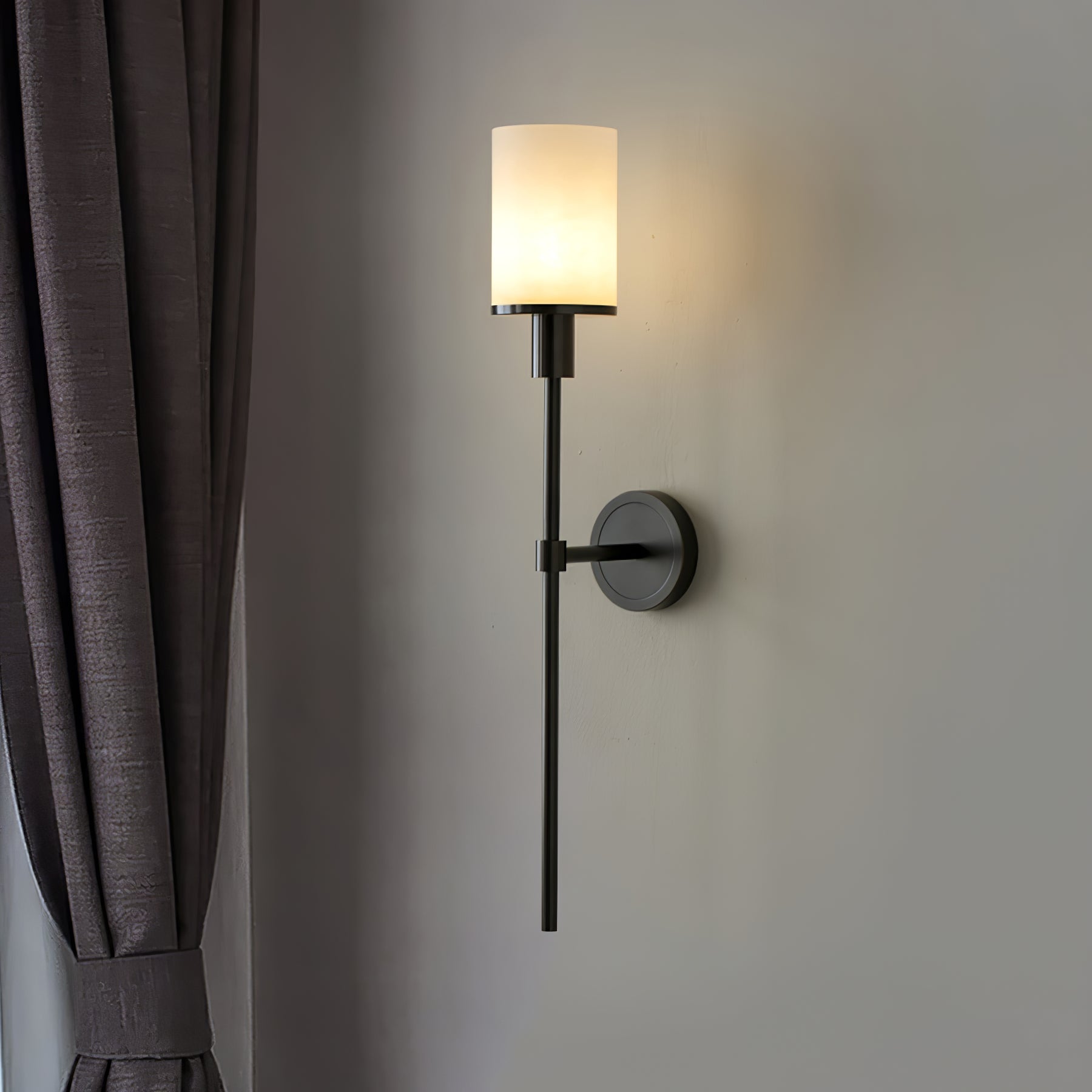 Mycara Nordic Art Classic Alabaster Sconce Wall lamp-Neutral Decor
