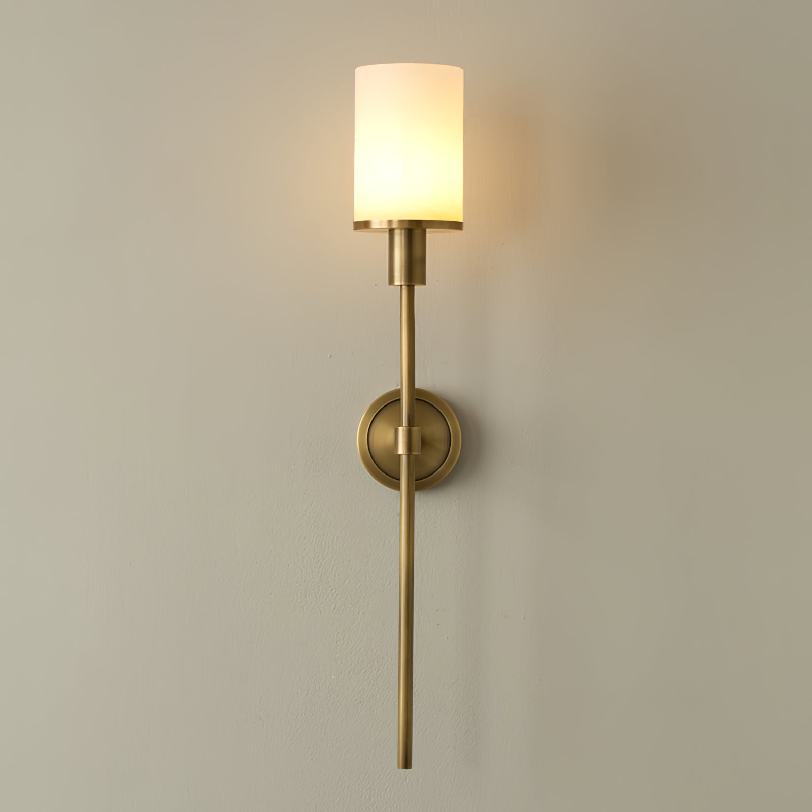 Mycara Nordic Art Classic Alabaster Sconce Wall lamp-Neutral Decor