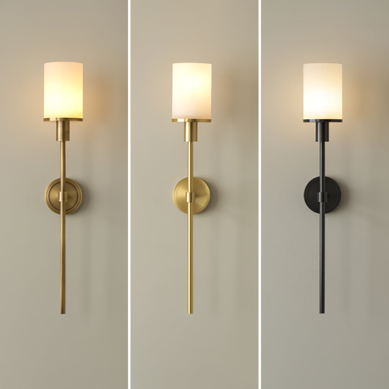 Mycara Nordic Art Classic Alabaster Sconce Wall lamp-Neutral Decor