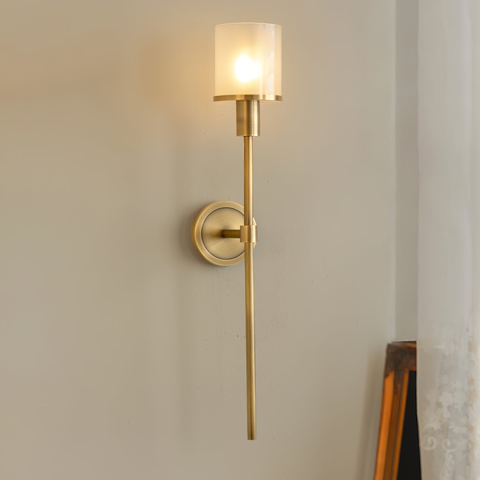 Mycara Nordic Art Classic Alabaster Sconce Wall lamp-Neutral Decor