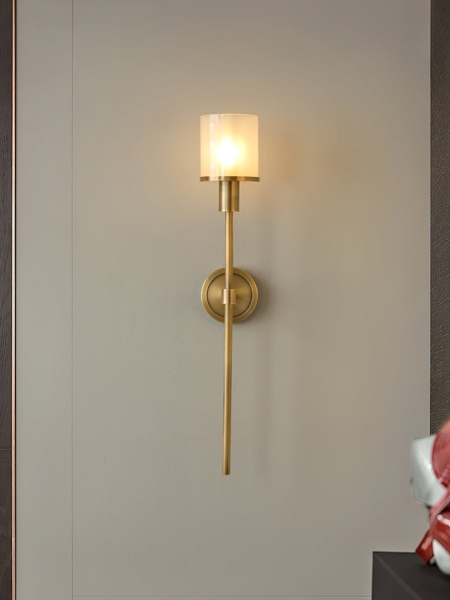 Mycara Nordic Art Classic Alabaster Sconce Wall lamp-Neutral Decor