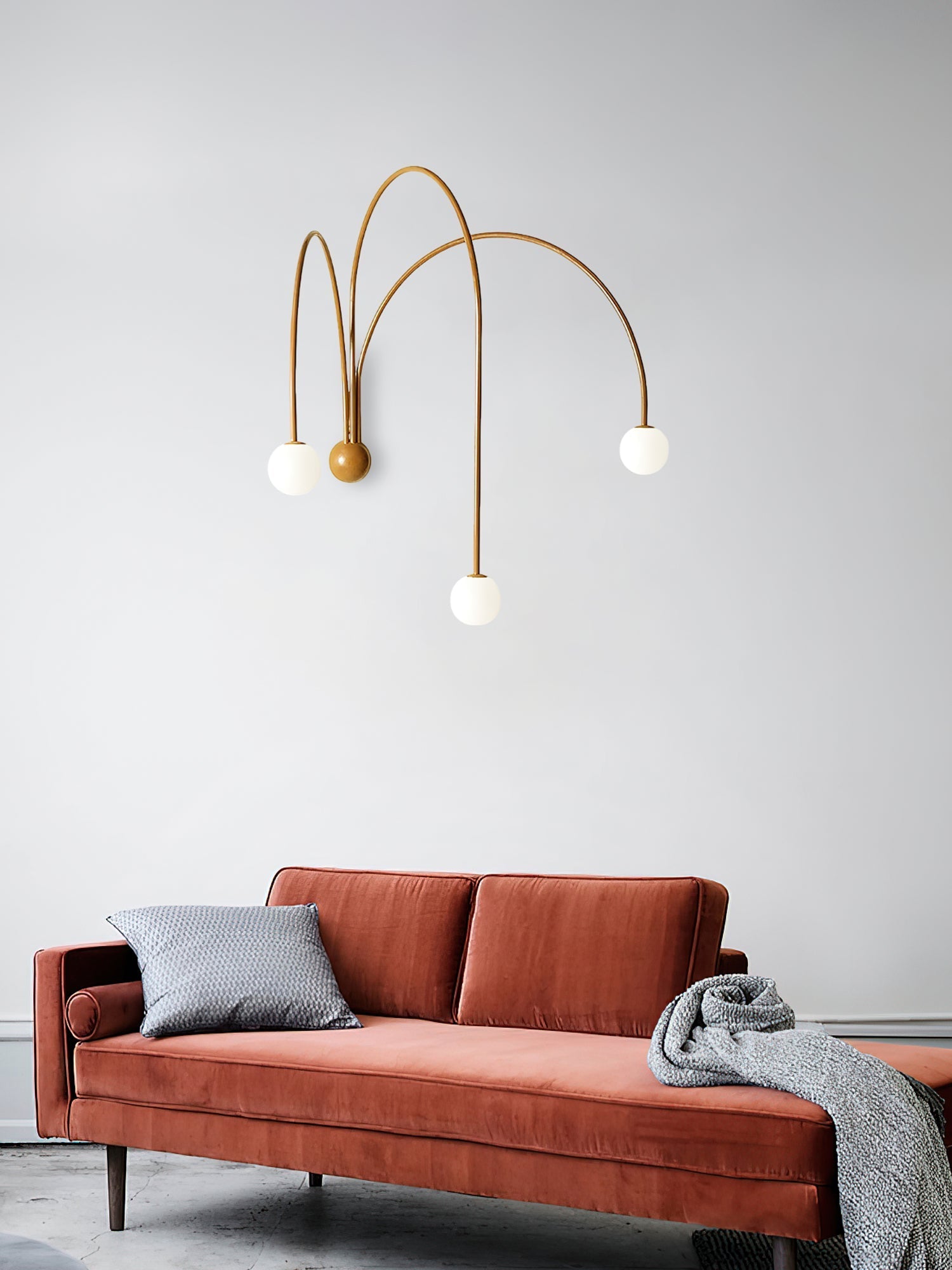 Porthyn Finale Wall Lamp-Neutral Decor