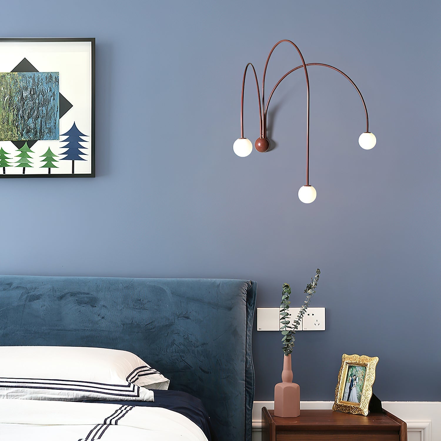 Porthyn Finale Wall Lamp-Neutral Decor
