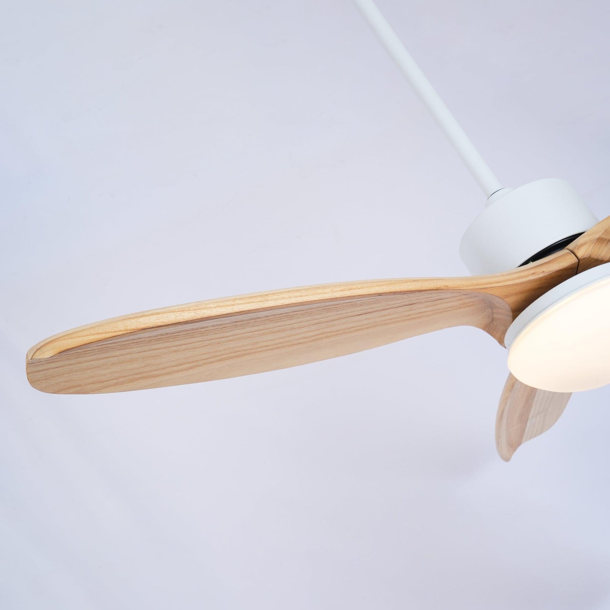 Brivel Elegance Natural Ceiling Fan Light-Neutral Decor