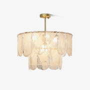 Lustra Chandelier Traditional Classic Glass Metal-Neutral Decor