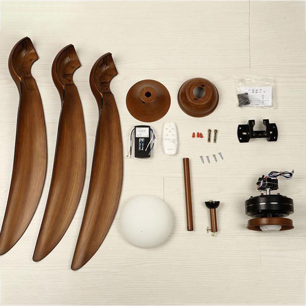 Durven Natural Traditional Ceiling Fan Light-Neutral Decor