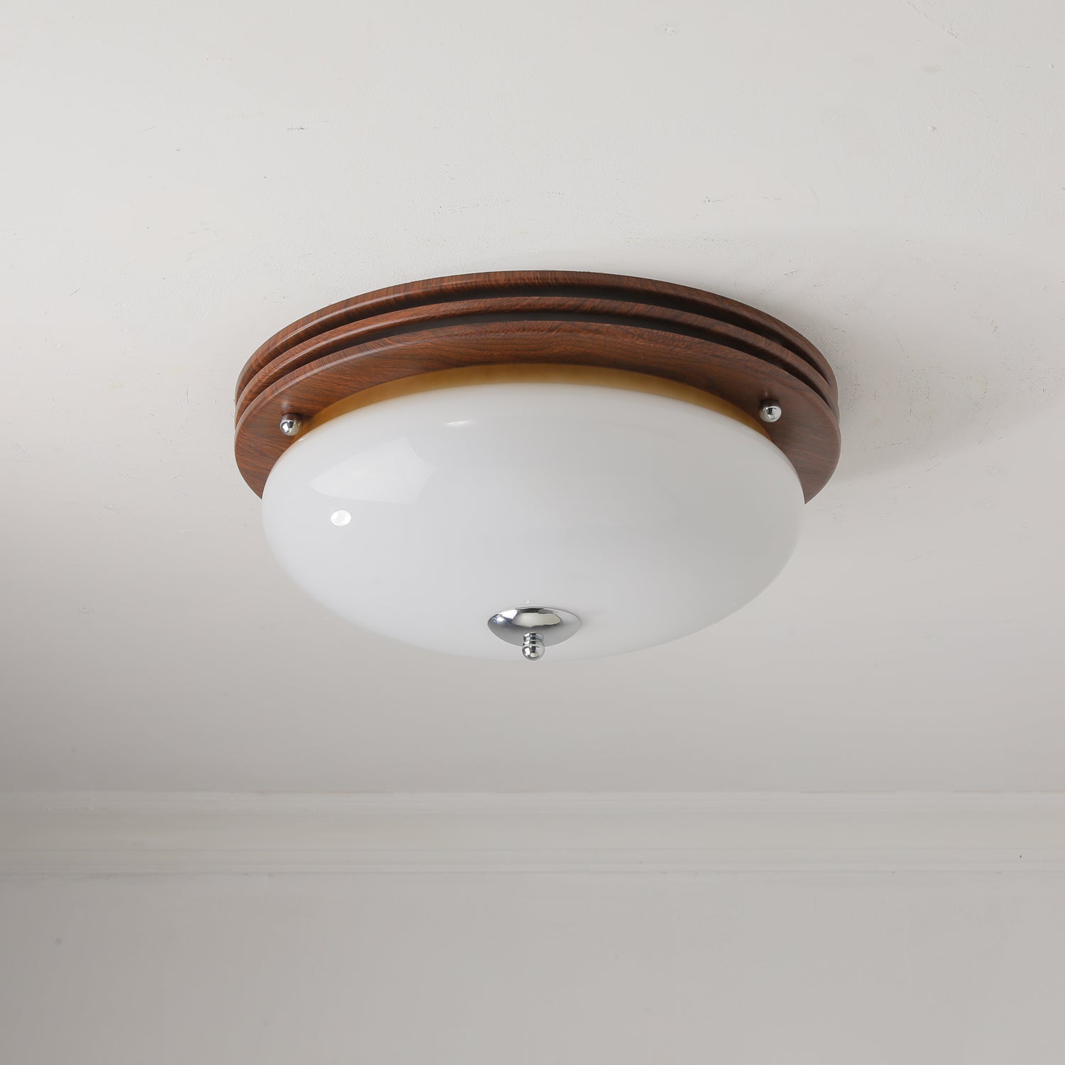 Lysilarae Nordic Art Classic Sphere Glass Ceiling Light-Neutral Decor