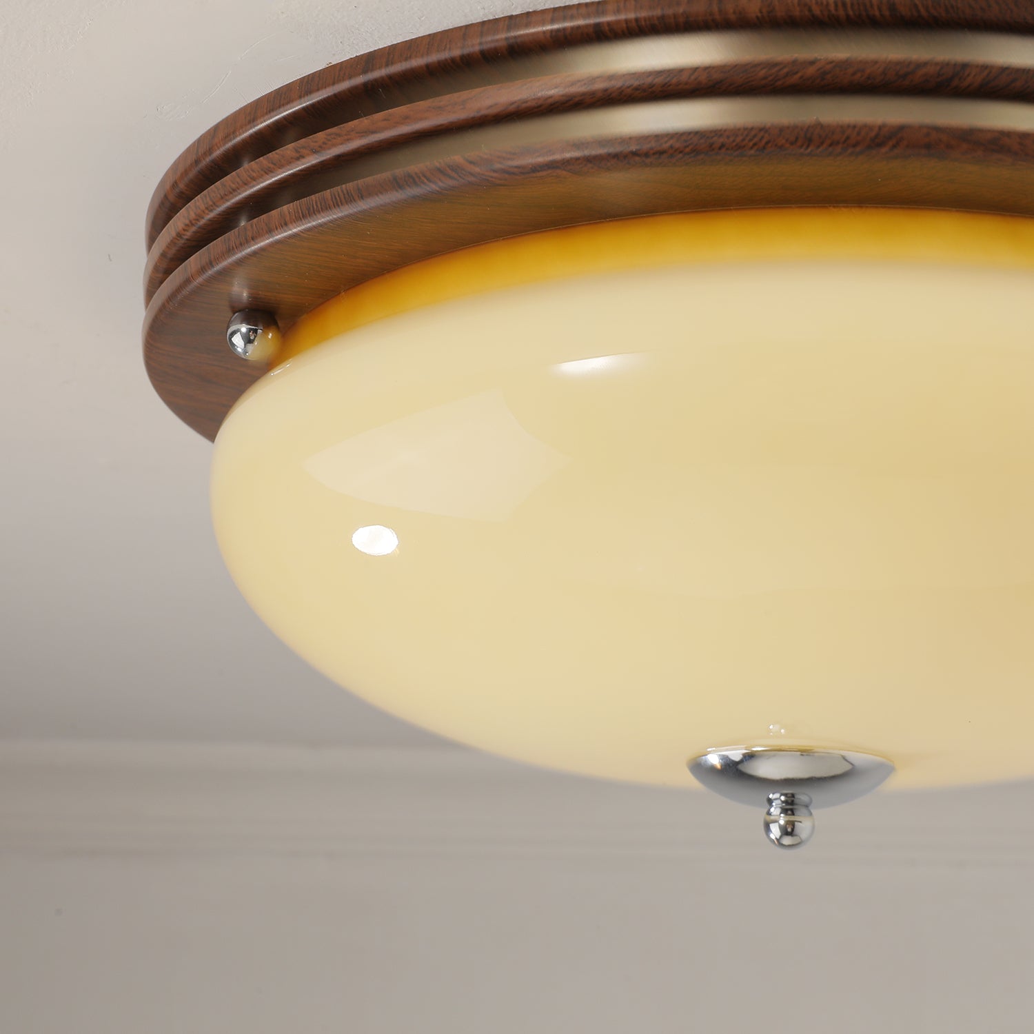Lysilarae Nordic Art Classic Sphere Glass Ceiling Light-Neutral Decor