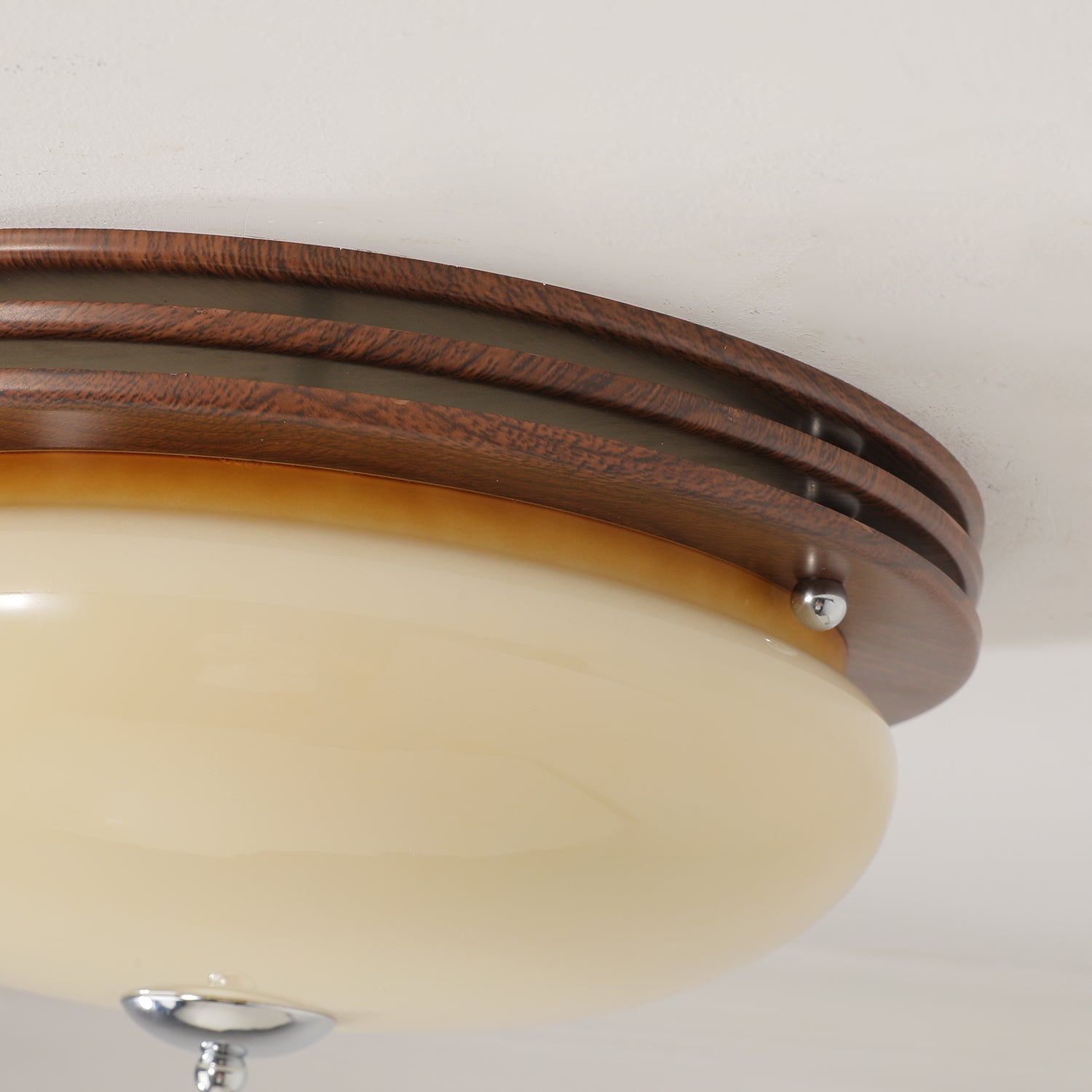 Lysilarae Nordic Art Classic Sphere Glass Ceiling Light-Neutral Decor