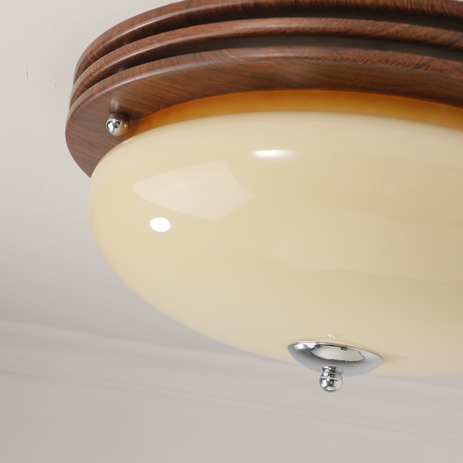 Lysilarae Nordic Art Classic Sphere Glass Ceiling Light-Neutral Decor