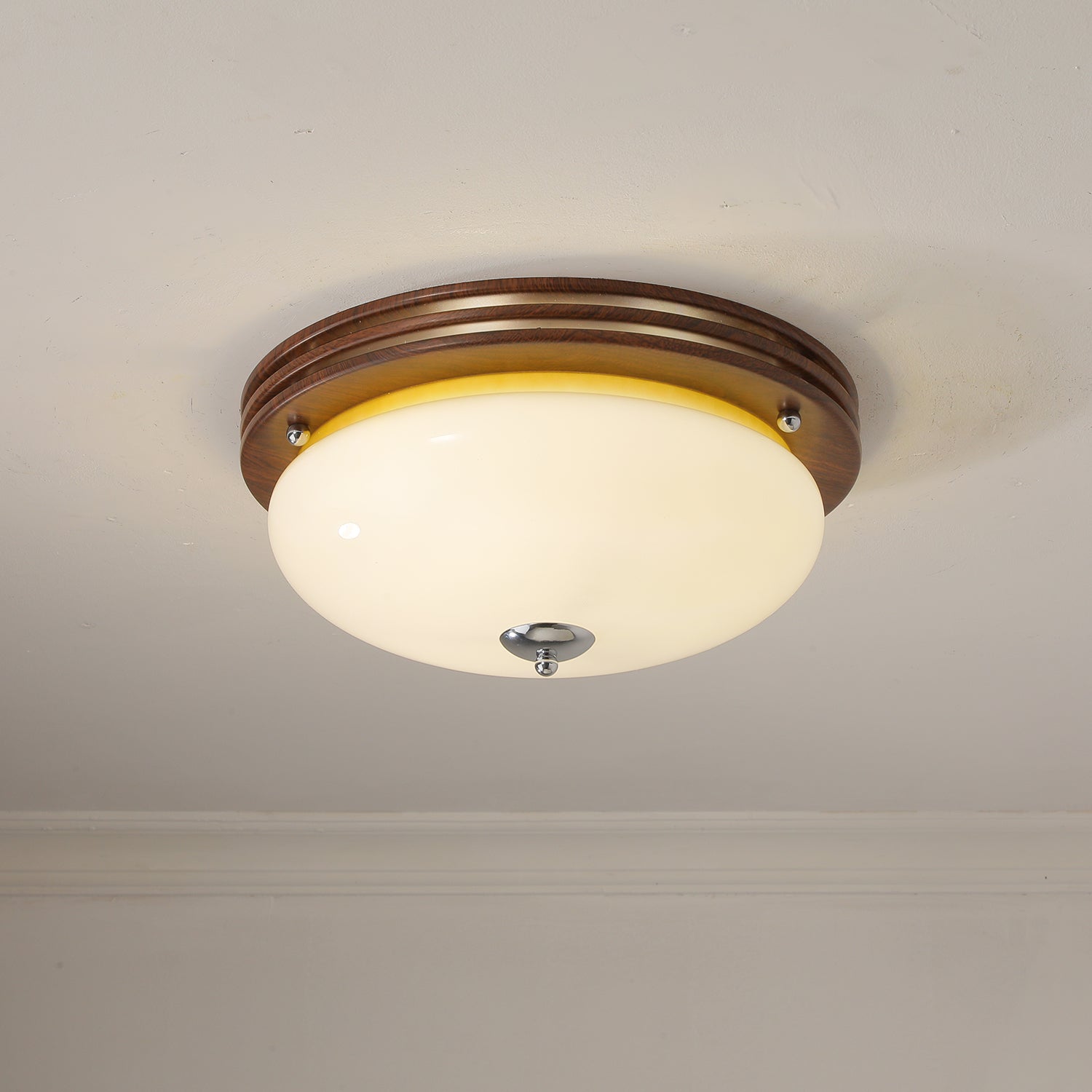 Lysilarae Nordic Art Classic Sphere Glass Ceiling Light-Neutral Decor