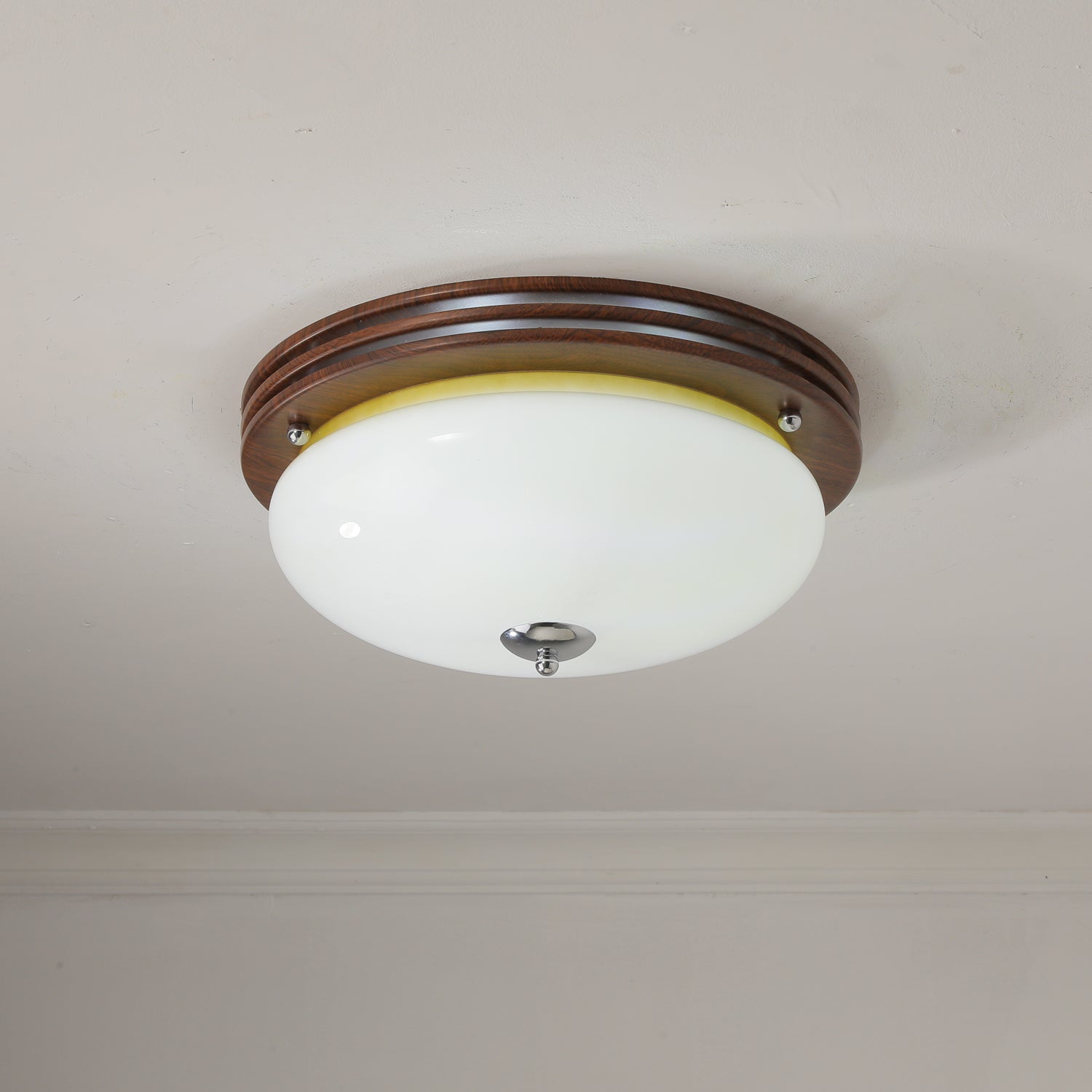 Lysilarae Nordic Art Classic Sphere Glass Ceiling Light-Neutral Decor