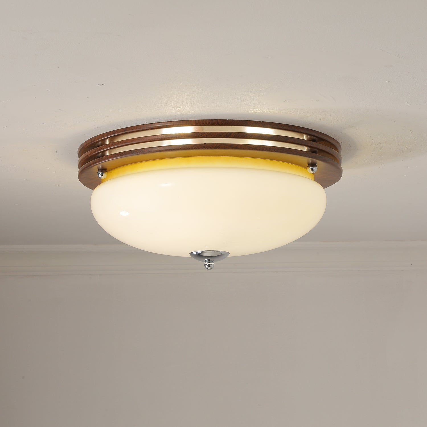 Lysilarae Nordic Art Classic Sphere Glass Ceiling Light-Neutral Decor