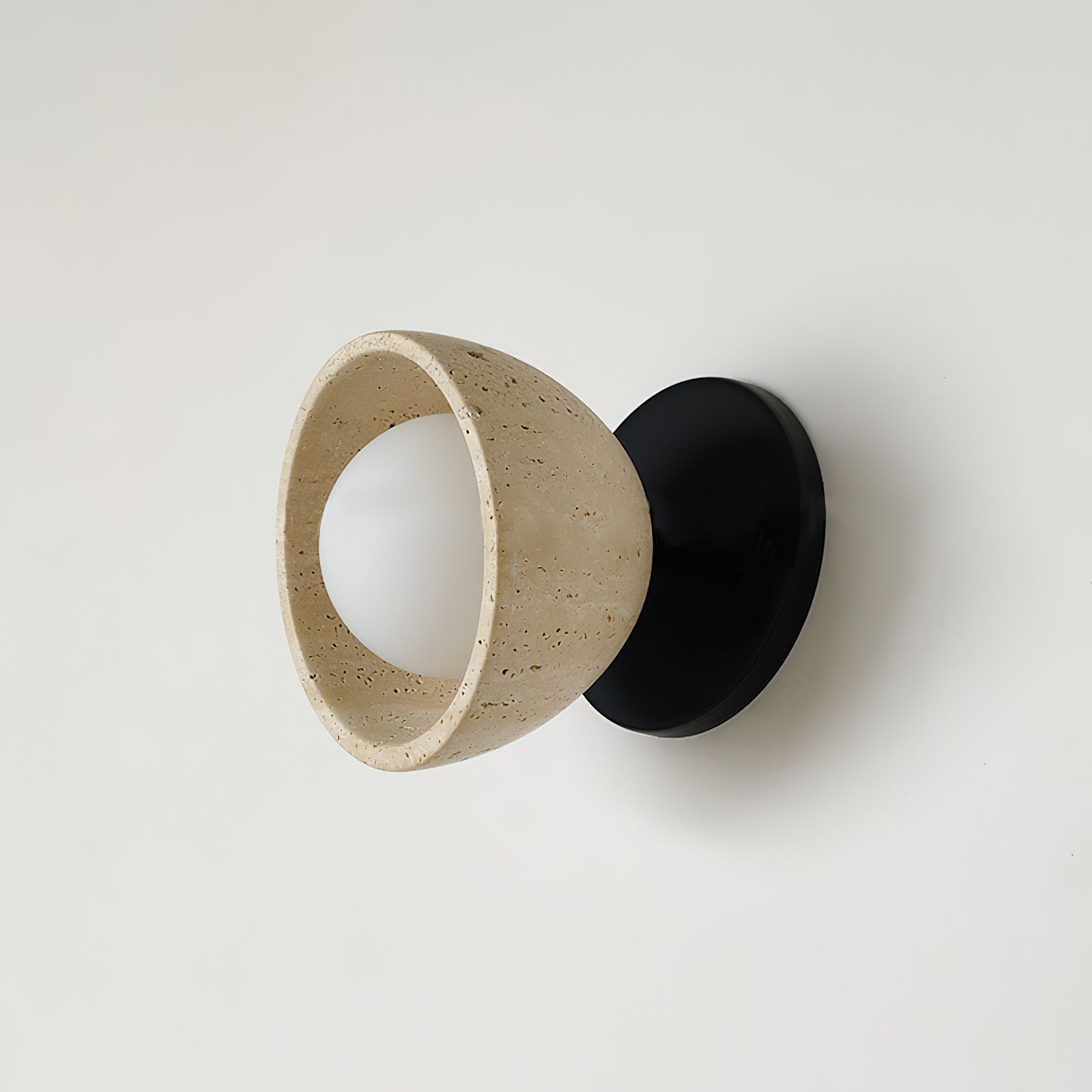 Lia Travertine Wall Light-Neutral Decor