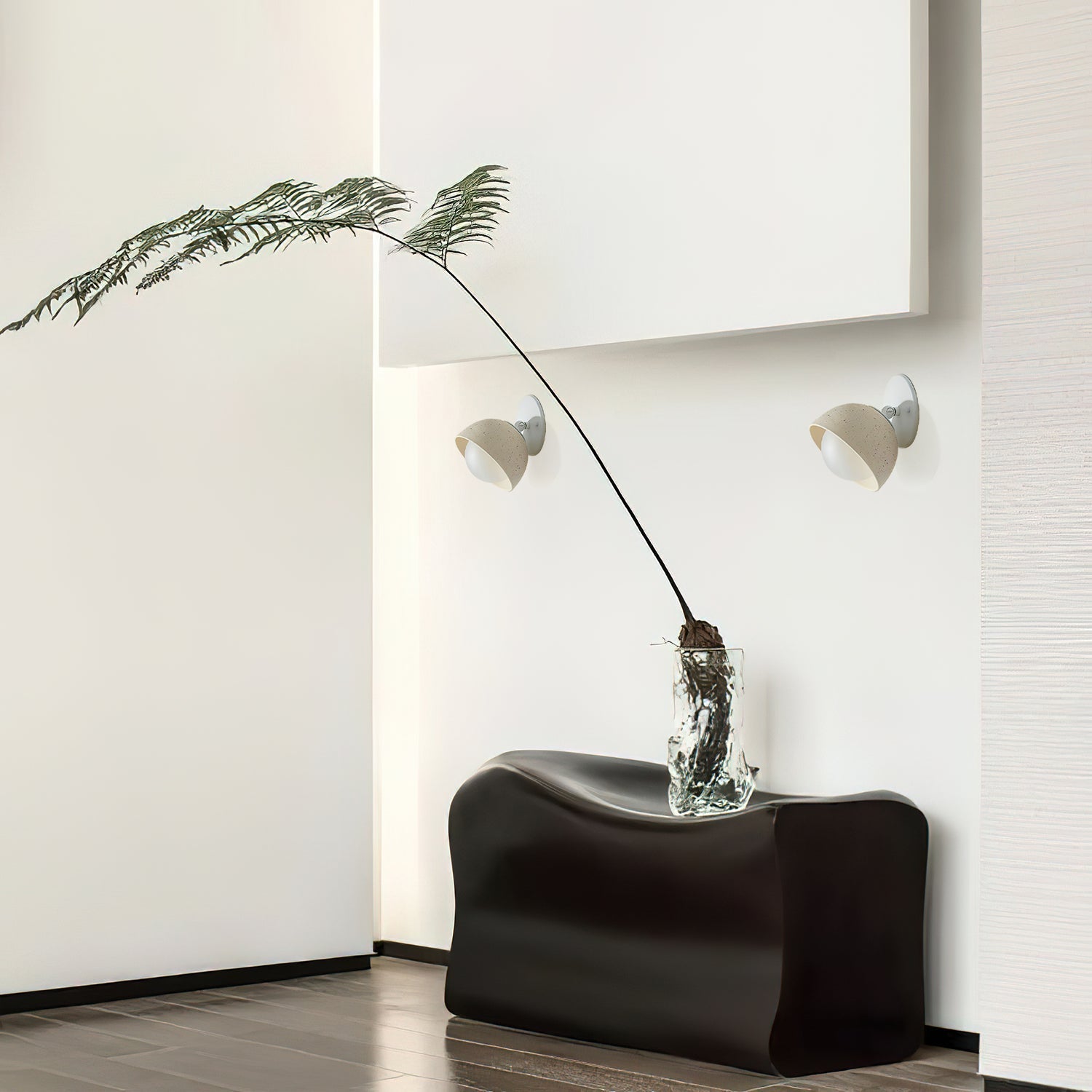 Lia Travertine Wall Light-Neutral Decor