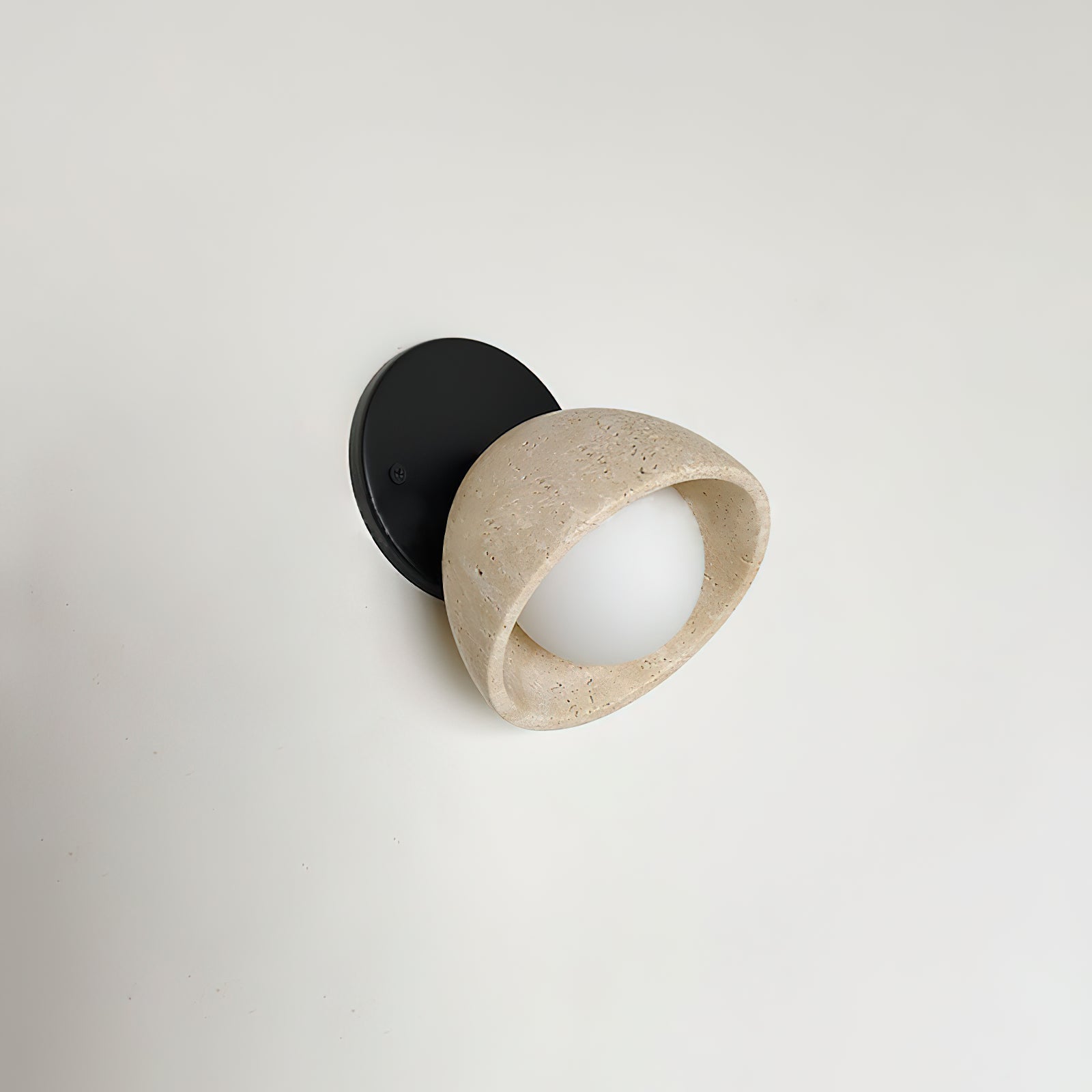 Lia Travertine Wall Light-Neutral Decor