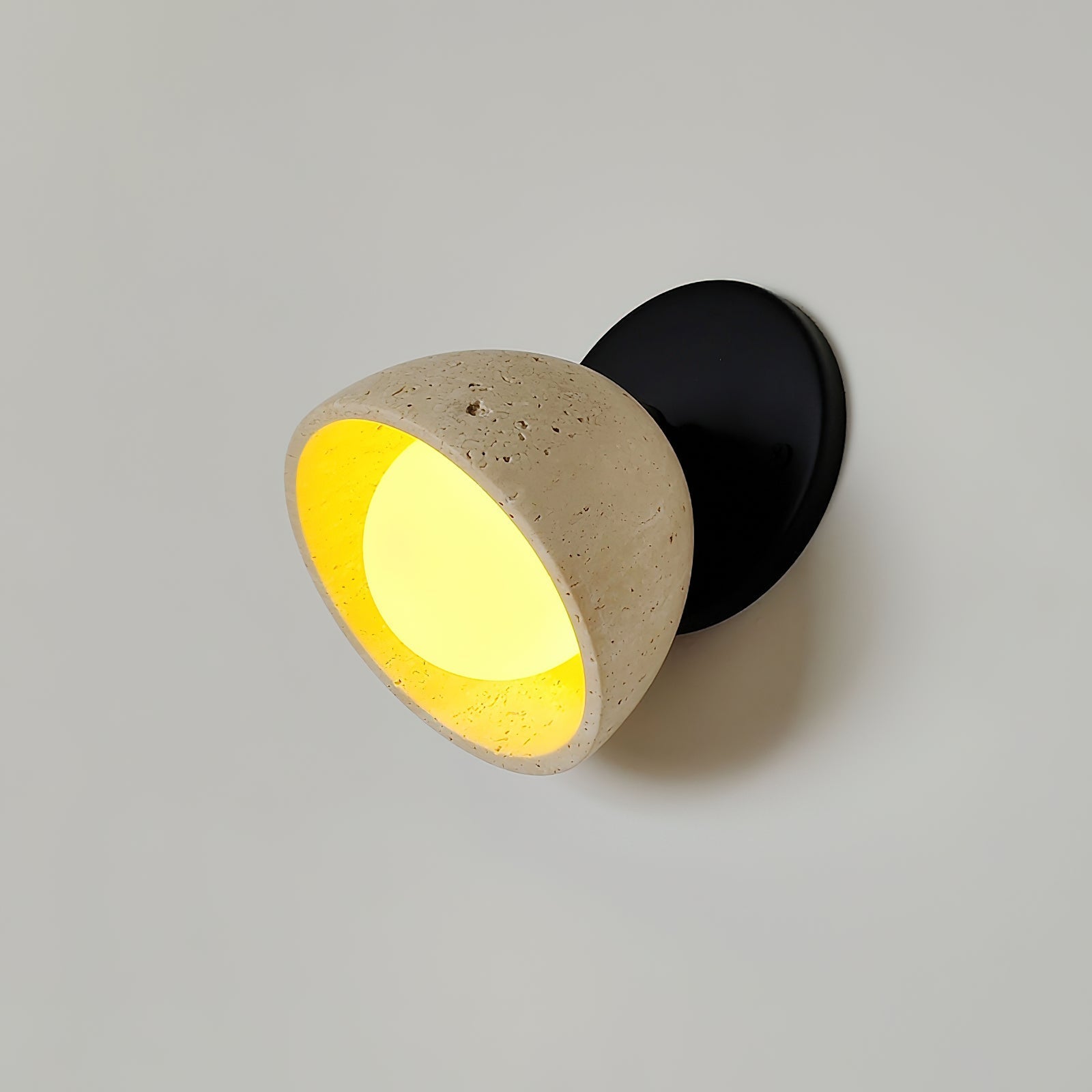 Lia Travertine Wall Light-Neutral Decor