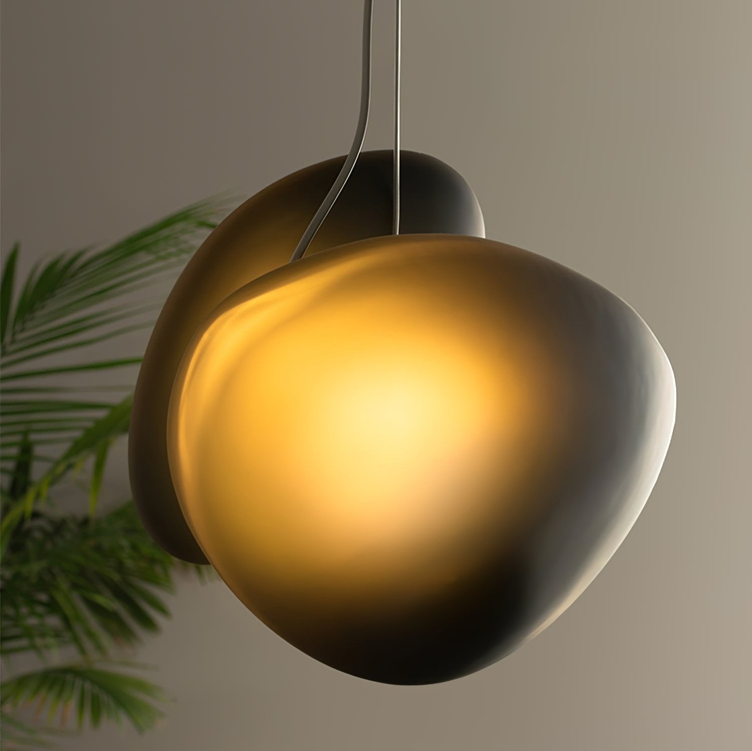 Mervan Frosted Glass Pendant Light-Neutral Decor