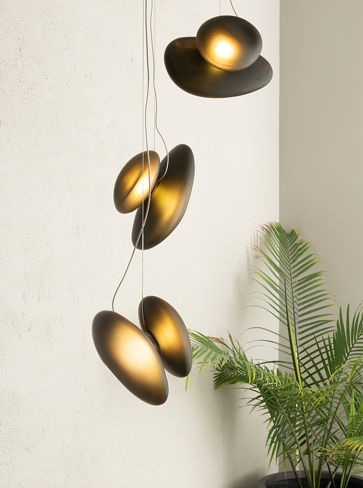 Mervan Frosted Glass Pendant Light-Neutral Decor