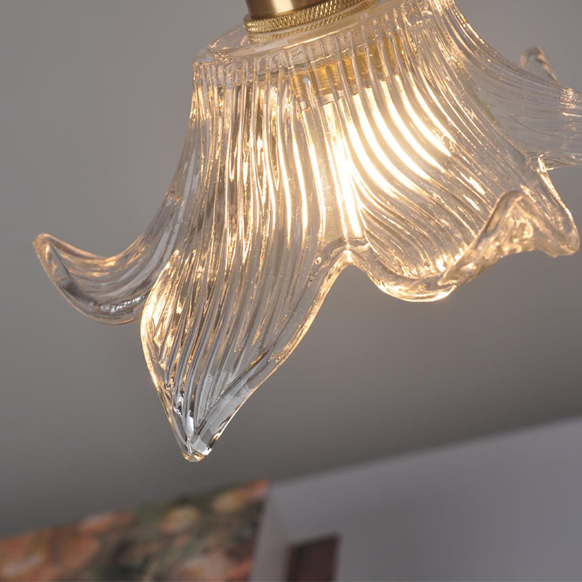Aell Brass & Glass Glam Pendant Light-Neutral Decor